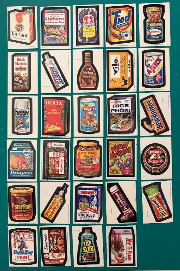 Vintage 1979 Topps Chewing Gum Wacky Packages Stickers 29 Card Lot Vintage 1979 Topps Chewing Gum Wacky Packages Stickers 29 Card Lot