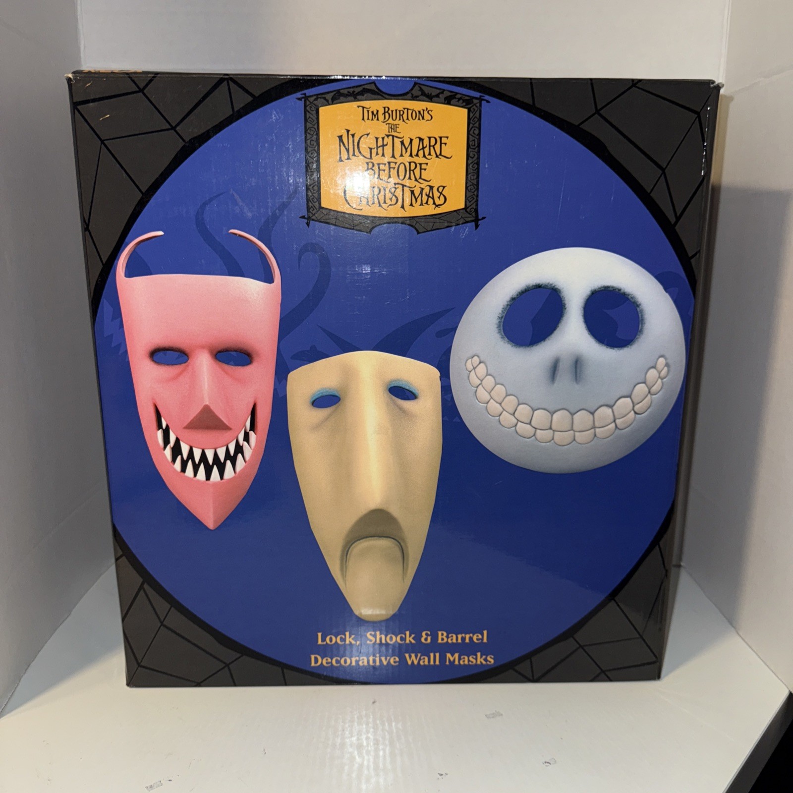 NECA The Nightmare Before Christmas Lock Shock & Barrel Decorative Wall Masks NECA The Nightmare Before Christmas Lock Shock & Barrel Decorative Wall Masks