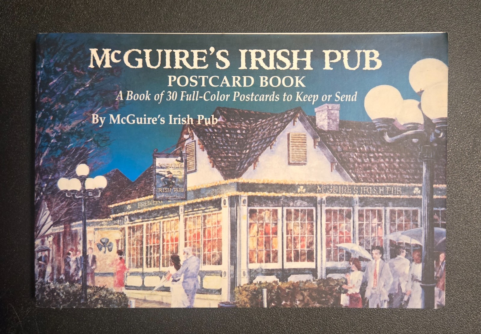 VINTAGE MCQUIRES IRISH PUB POSTCARD BOOK - PENSACOLA FLORIDA VINTAGE MCQUIRES IRISH PUB POSTCARD BOOK - PENSACOLA FLORIDA
