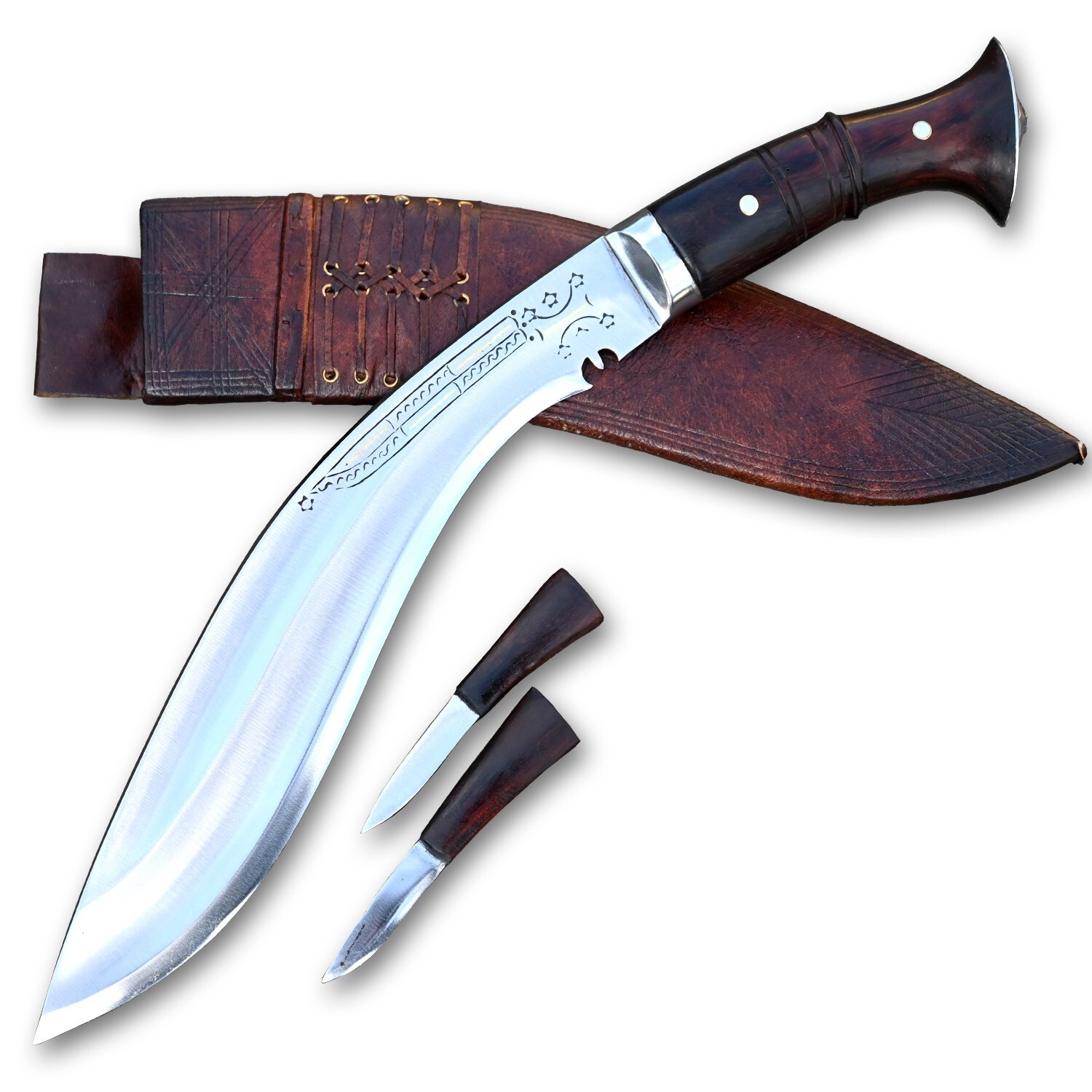 13 inches Long Blade full Angkhola kukri-khukuri-Forged-Gurkha knife-working