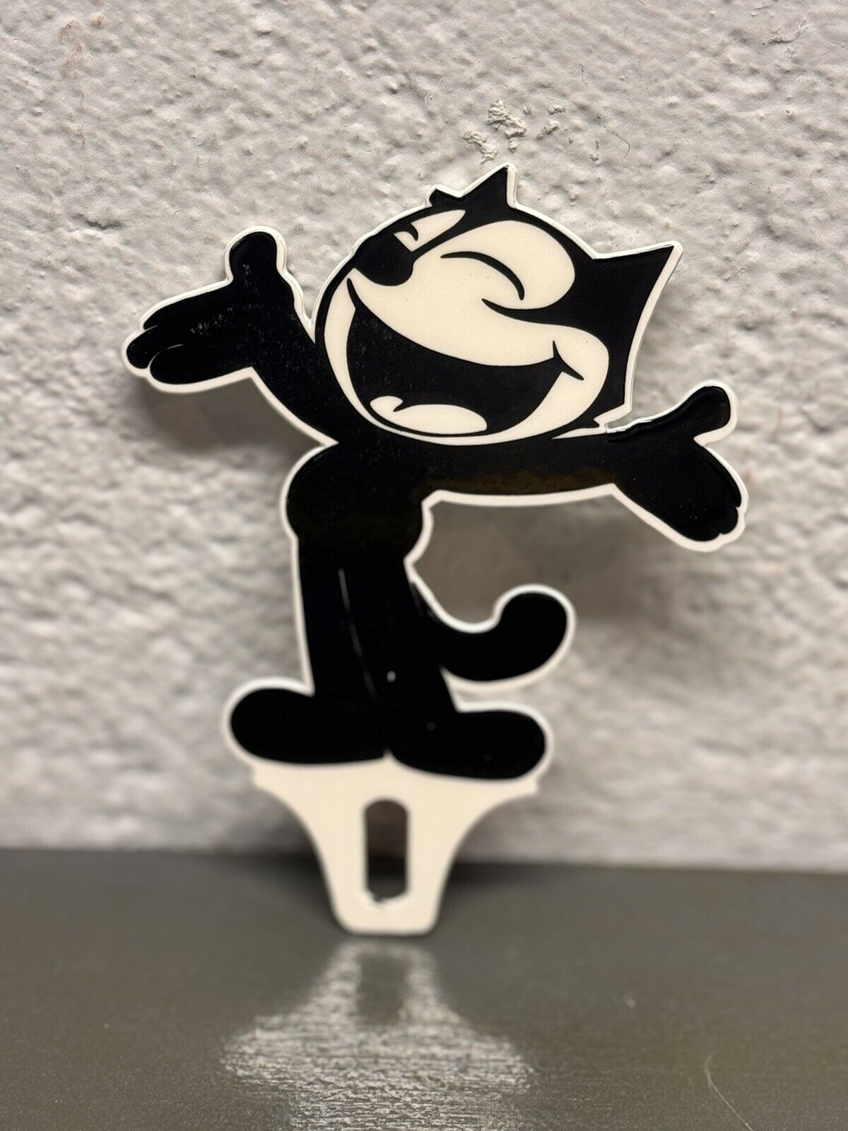 FELIX The Cat Metal Plate Topper Tv Show Cartoon Character Animation Gas Oil