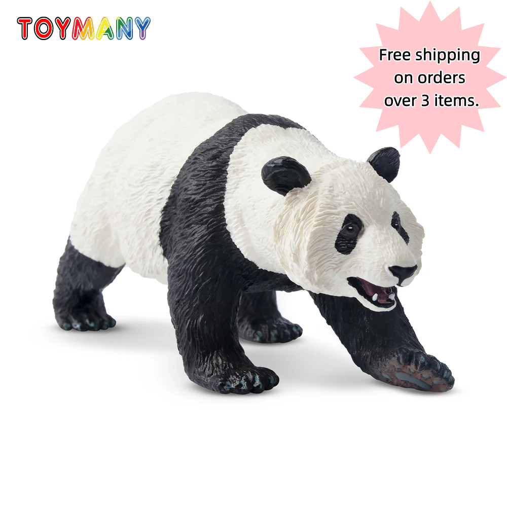 Toymany Earth  Panda  Figurine Realistic Collectible Animal Figurine Toy Gift