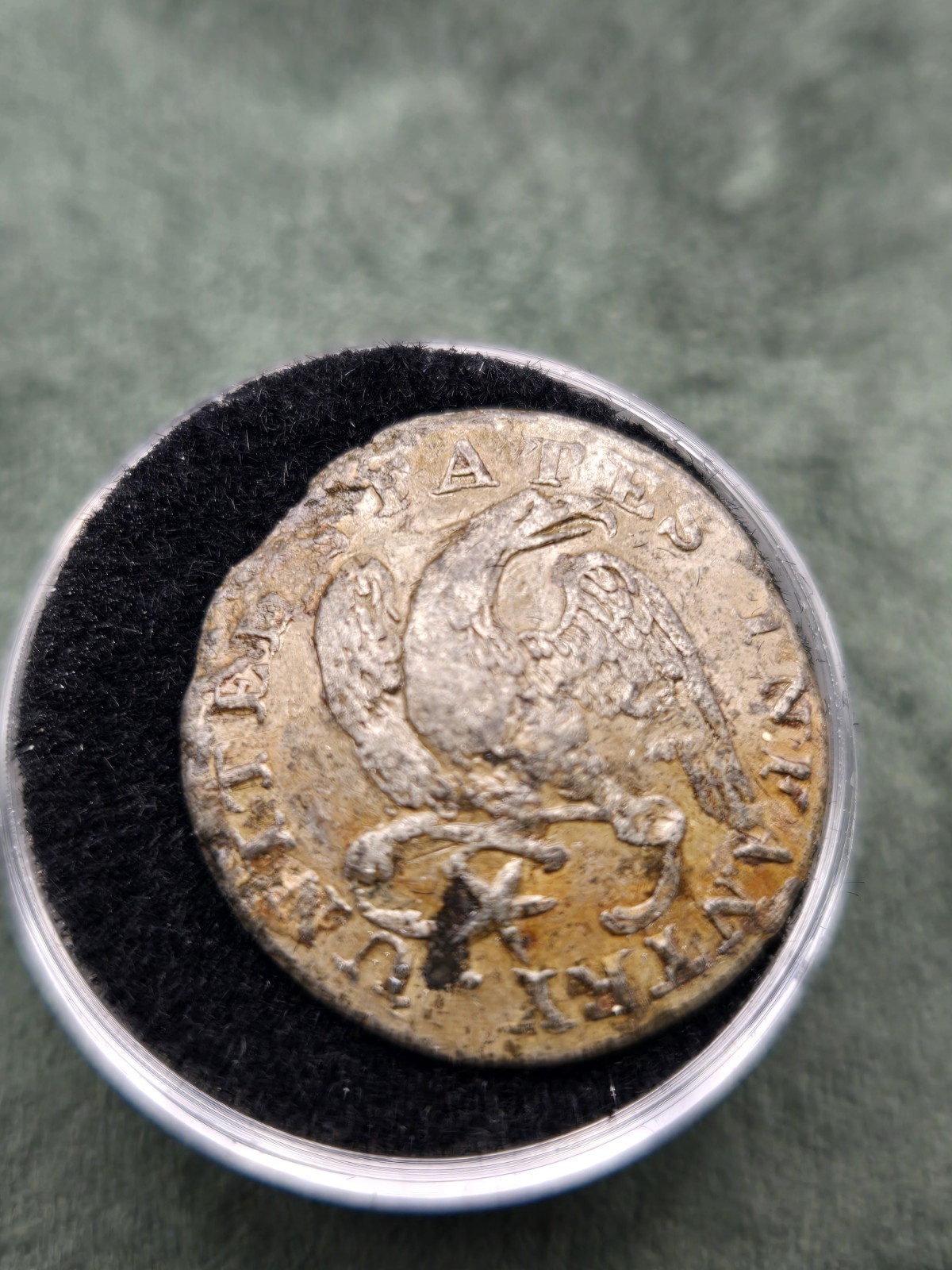 Pewter War of 1812 US Infantry Coat Button w Shank 1812-1815 ALBERTS GI41 Pewter War of 1812 US Infantry Coat Button w Shank 1812-1815 ALBERTS GI41