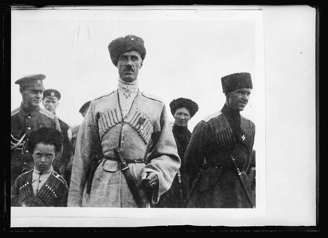 Photo:Baron Wrangel Cossacks 1919 Russian Civil War Army Caucasus