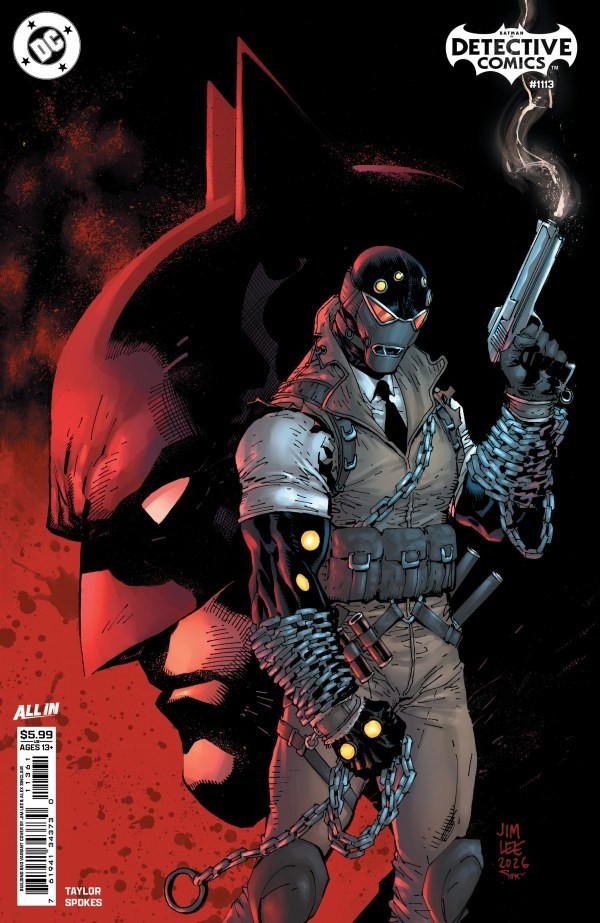 Detective Comics #1113 (2026) Jim Lee variant. VF/NM condition