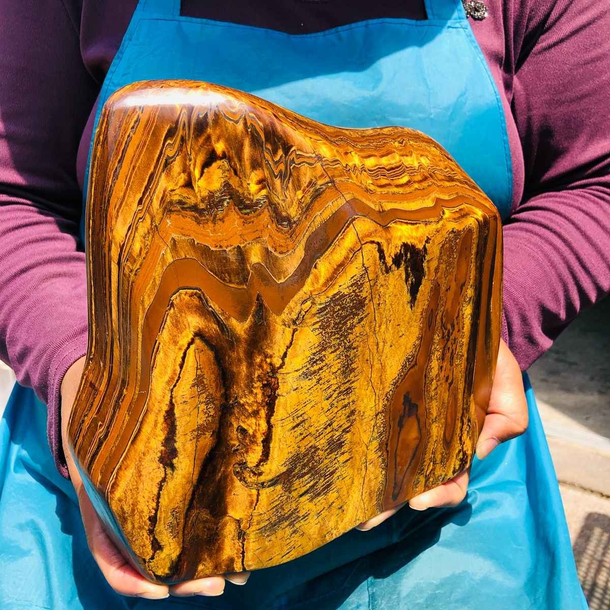 9.19LB Natural Tiger Eye Free Form Stone Mineral Quartz Crystal Reiki Healing 9.19LB Natural Tiger Eye Free Form Stone Mineral Quartz Crystal Reiki Healing