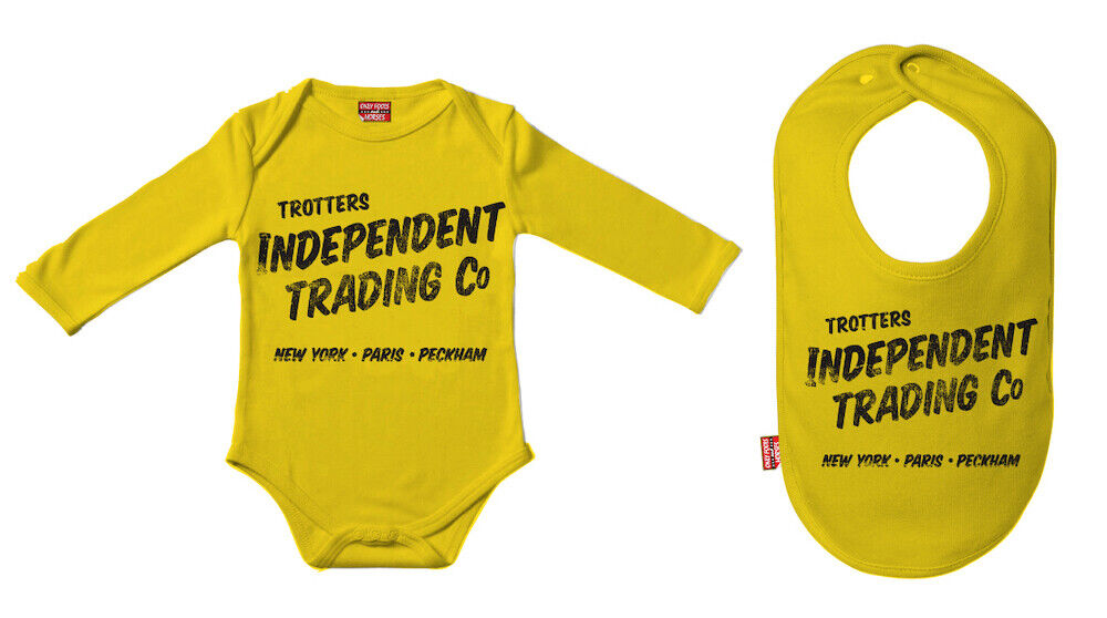 Only Fools and Horses Official Baby Grow and Bib Set - Ideal Gift