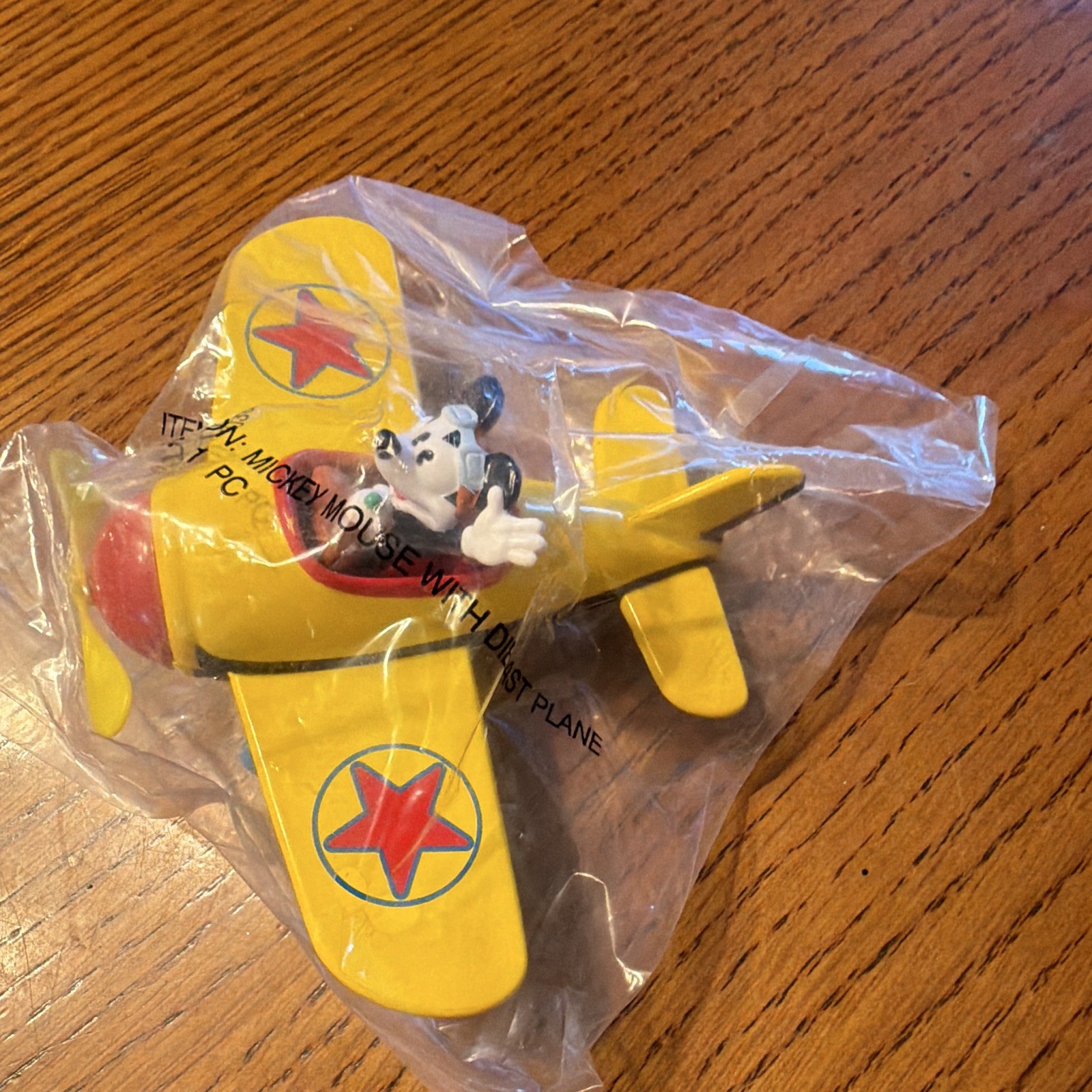 Mickey Mouse Diecast Airplane Cake Topper Vintage Walt Disney Mickey Mouse Diecast Airplane Cake Topper Vintage Walt Disney