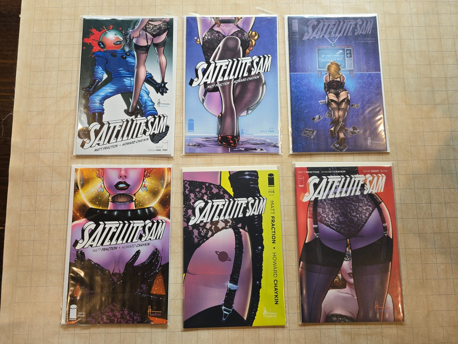 SATELLITE SAM Image Comics Lot of 6 Issues: 1,2,3,4,5 & 8 SATELLITE SAM Image Comics Lot of 6 Issues: 1,2,3,4,5 & 8