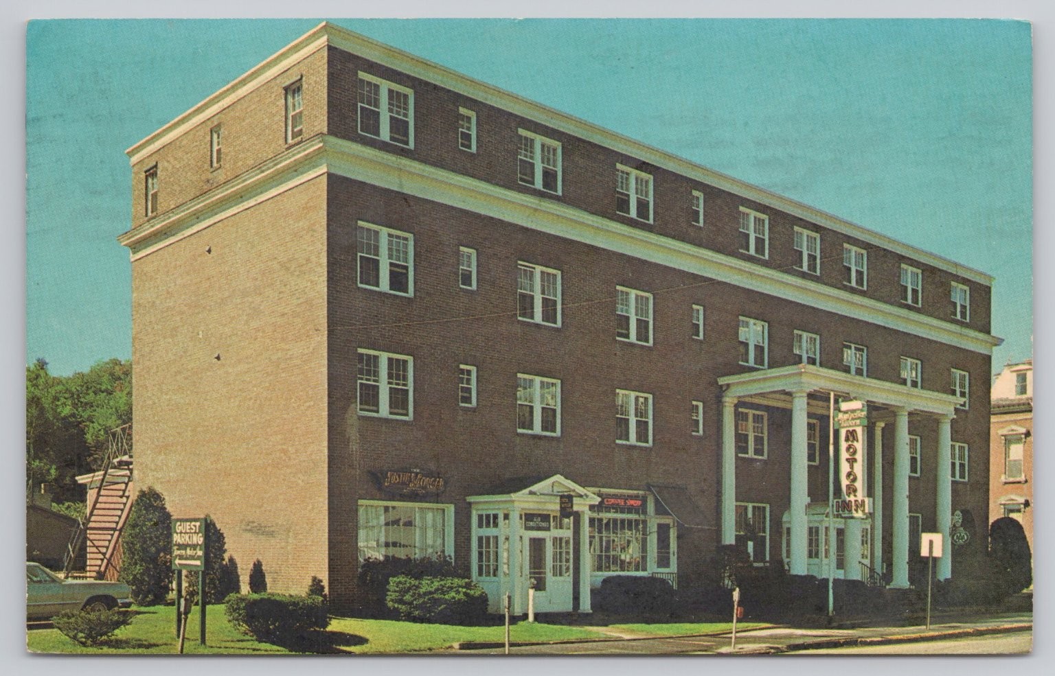 1968 Tavern Motor Inn Postcard Montpelier Vermont Chrome Architecture 1968 Tavern Motor Inn Postcard Montpelier Vermont Chrome Architecture