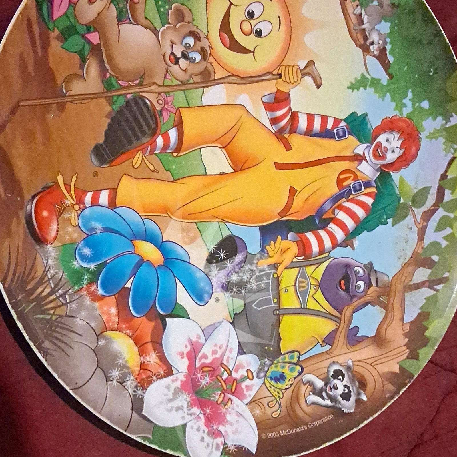 McDonald\'s Ronald McDonald Kids Plate Restaurants & Fast Food 2003 Multicolor McDonald\'s Ronald McDonald Kids Plate Restaurants & Fast Food 2003 Multicolor