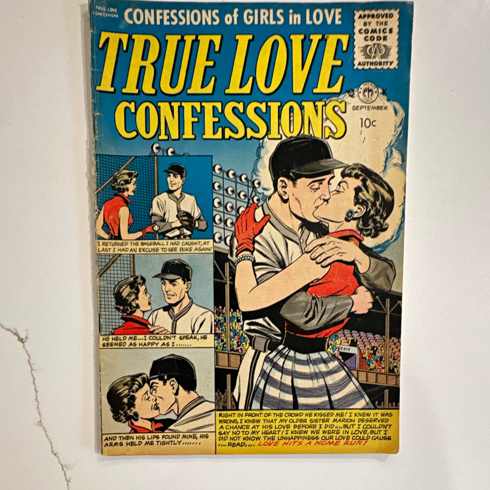 True Love Confessions Romance Comic Book 10¢ Cover Silver Age Dick Giordano True Love Confessions Romance Comic Book 10¢ Cover Silver Age Dick Giordano