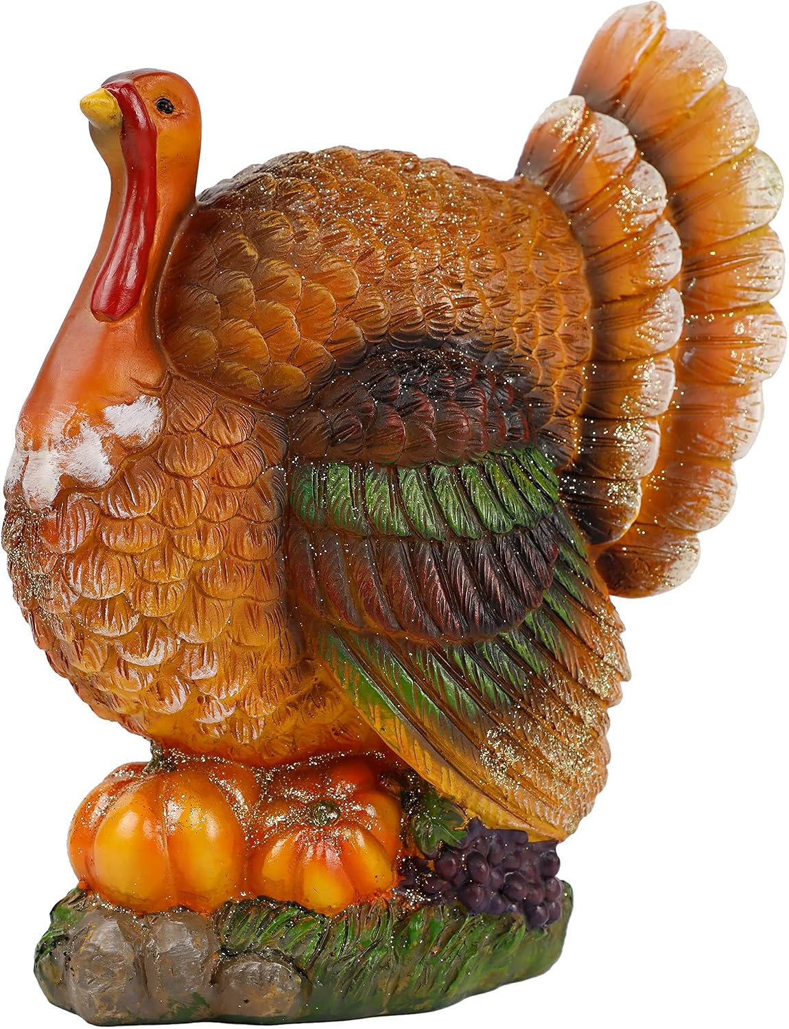 Thanksgiving Resin Turkey Table Decorations, 9.5 Thanksgiving Resin Turkey Table Decorations, 9.5