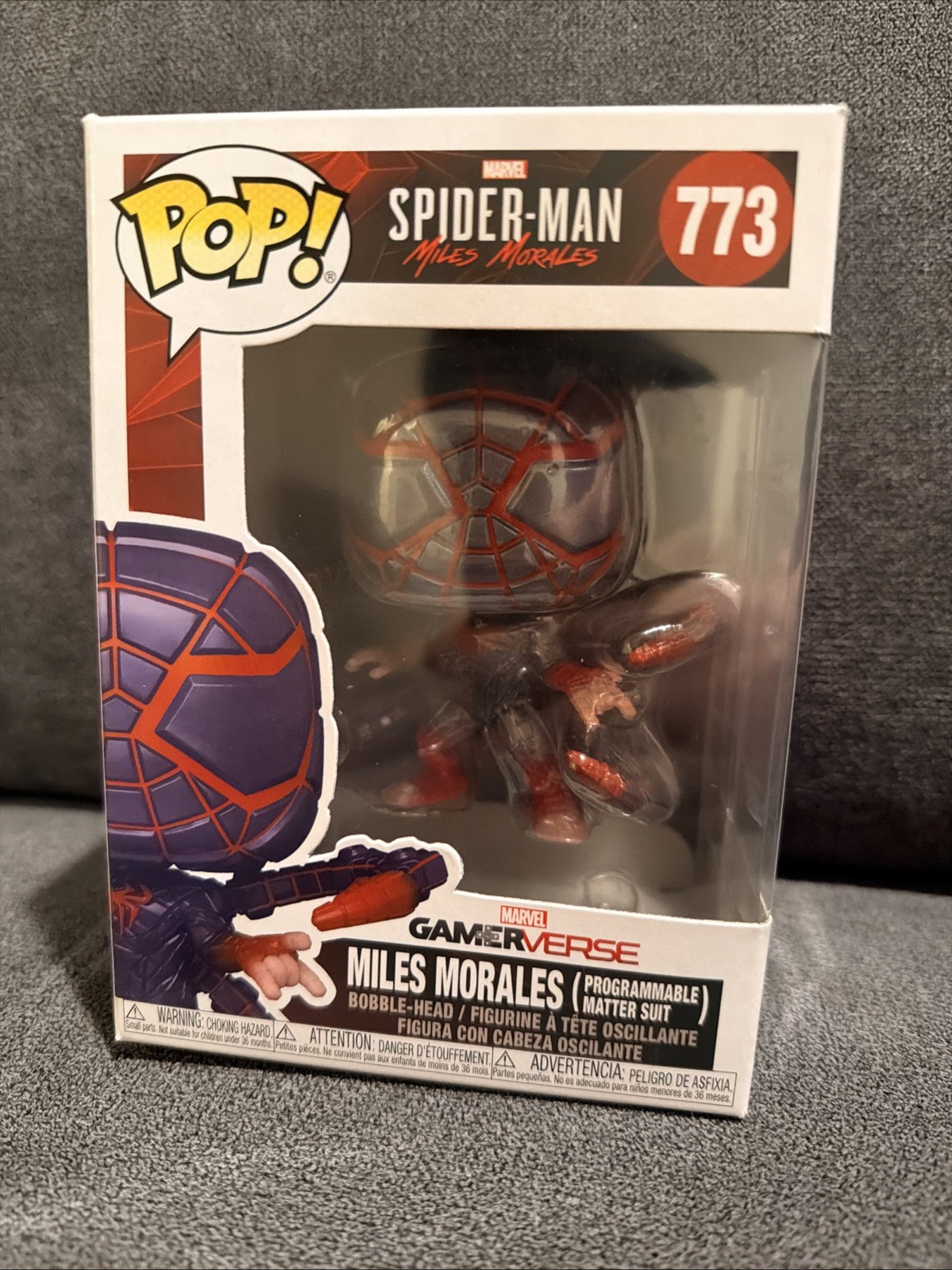 Funko Pop Vinyl: Marvel - Miles Morales (Programmable Matter Suit) #773