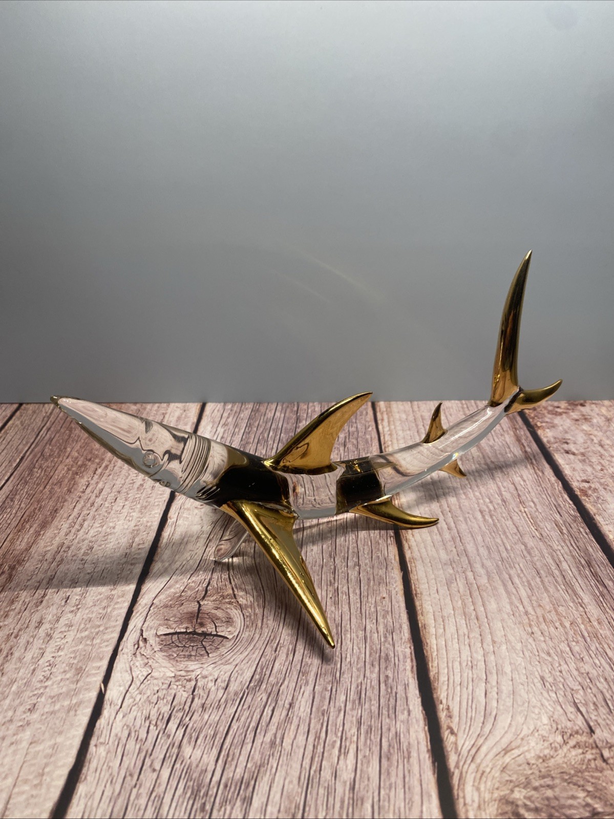 Glass Baron Shark 22K Gold Accents Glass Baron Shark 22K Gold Accents
