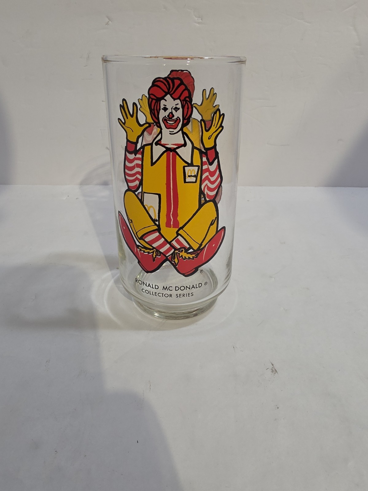 Vintage 1970’s McDonald\'s RONALD McDONALD Collector Series Tumbler 16oz Glass