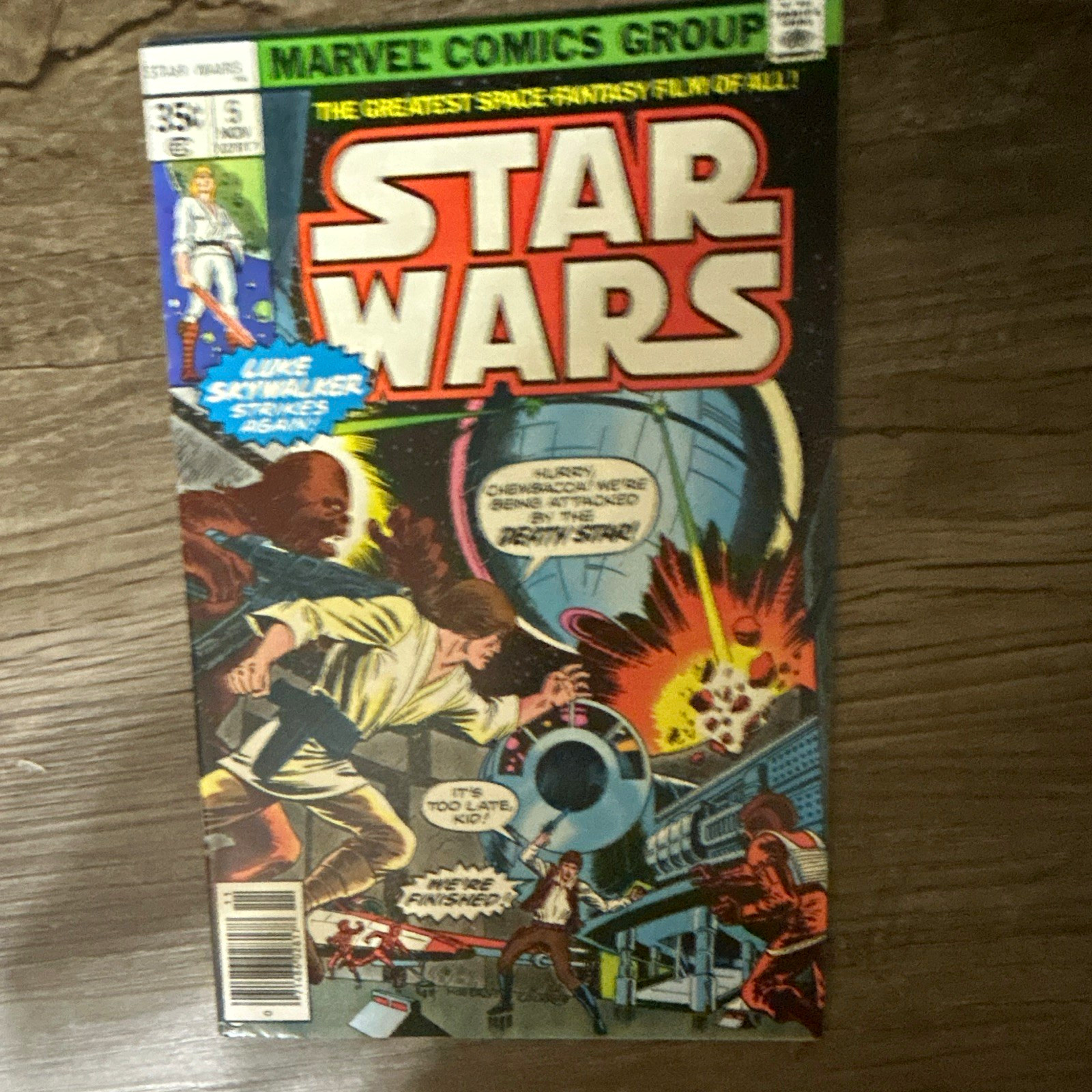 Very rare condition Star Wars #5 (1977) 35c Newsstand Variant - very high grade Very rare condition Star Wars #5 (1977) 35c Newsstand Variant - very high grade