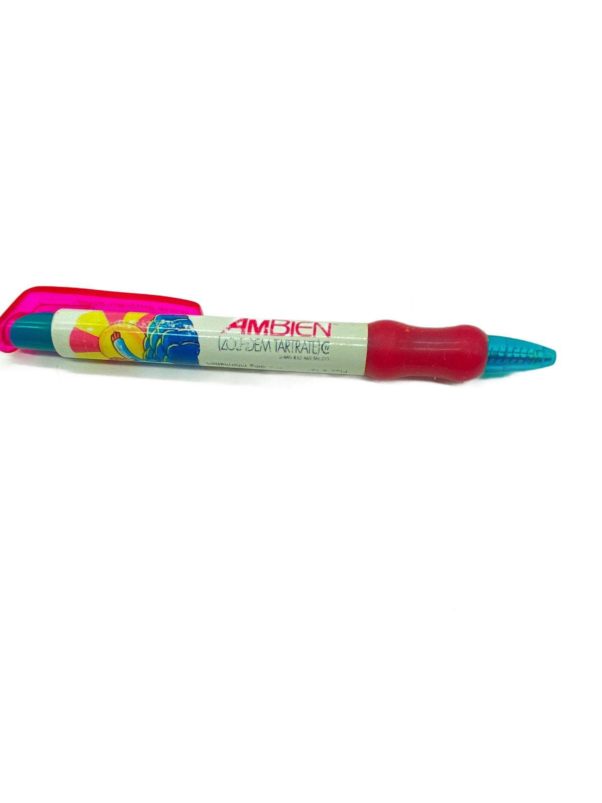 AMBIEN Zolpidem Tartrate Promotional Ballpoint Pen Retractable Collectible AMBIEN Zolpidem Tartrate Promotional Ballpoint Pen Retractable Collectible