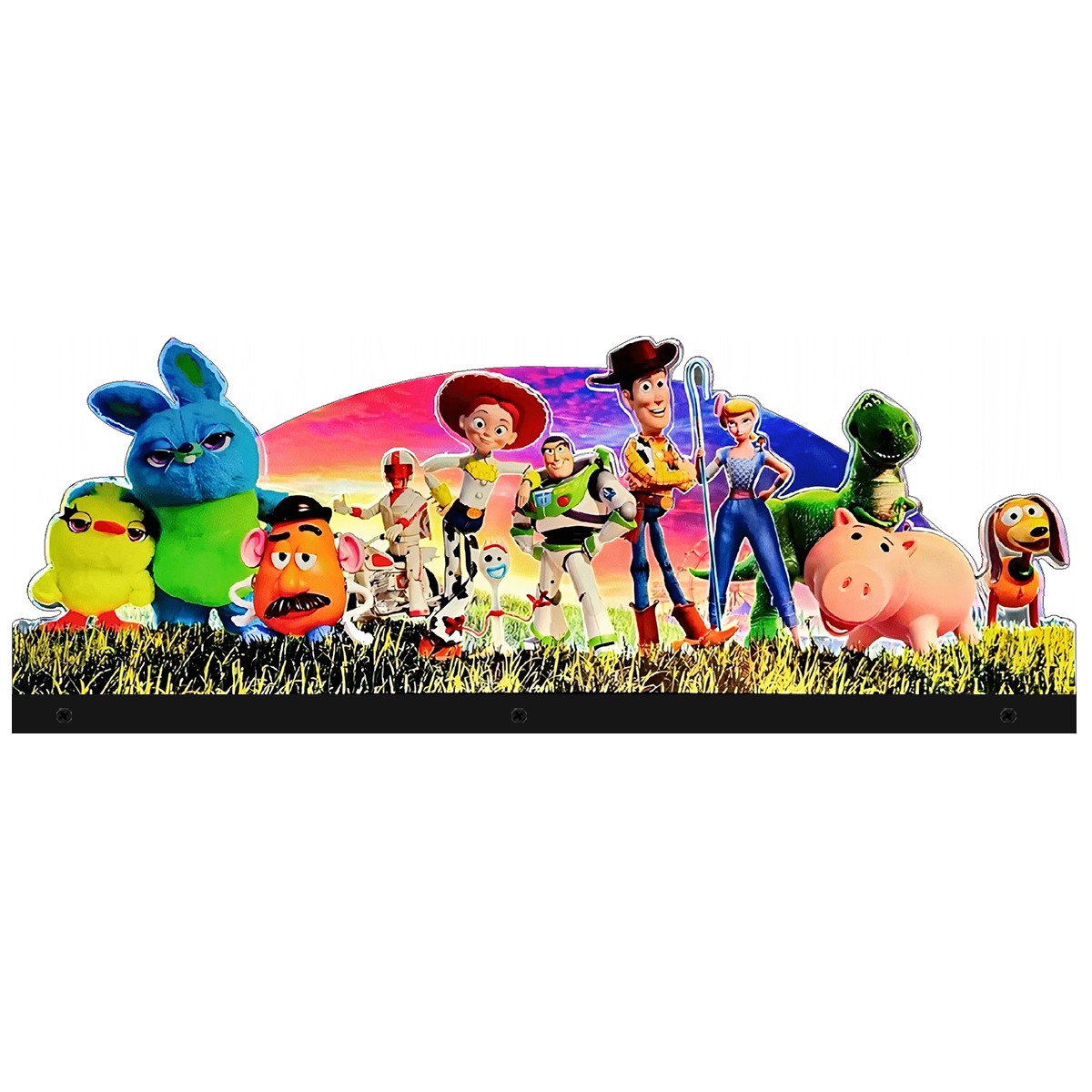 Toy Story 4 Pinball Led Topper for Jersey Jack Pinball Machine Metal Stand--