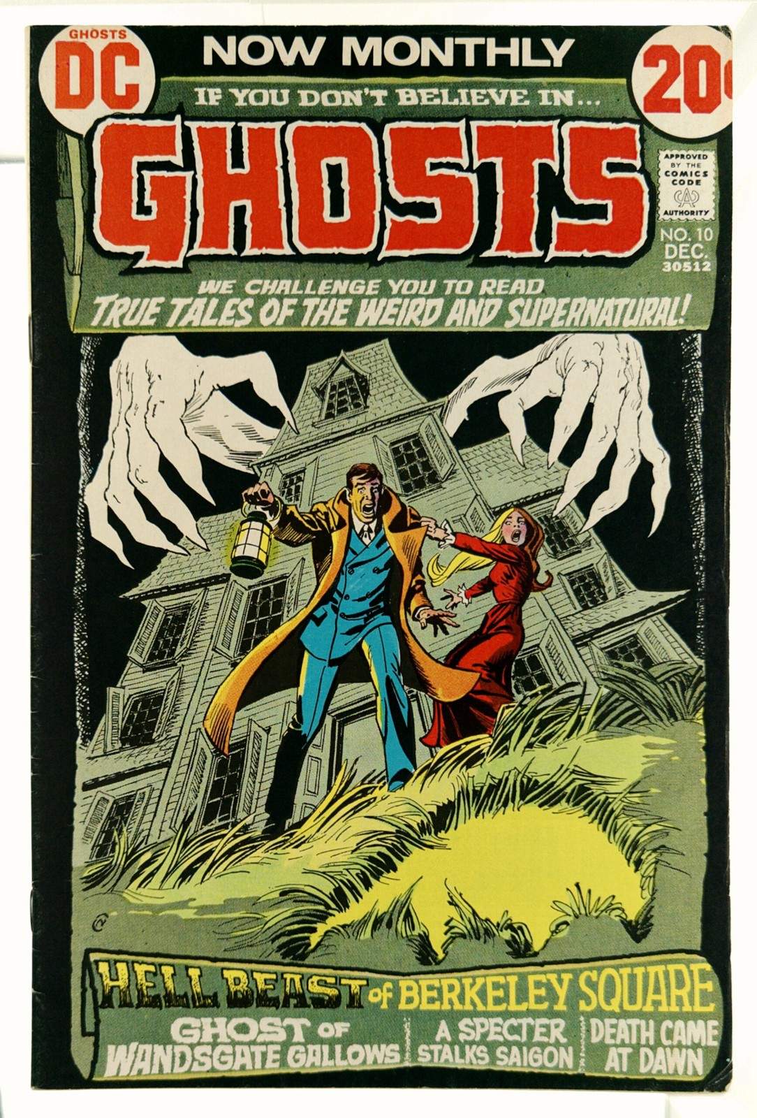 Ghosts #10 1973 DC Comics FN- Comic Book Nick Cardy
