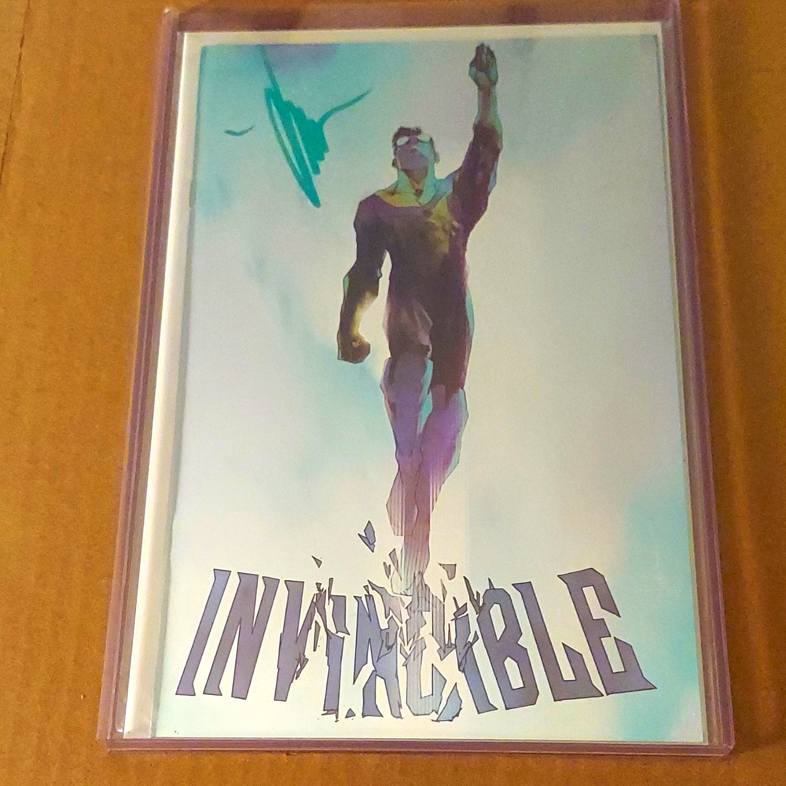 Image Comics Invincible #1 Variant Foil Cover Signed by Jock W/COA. SUPER RARE Image Comics Invincible #1 Variant Foil Cover Signed by Jock W/COA. SUPER RARE