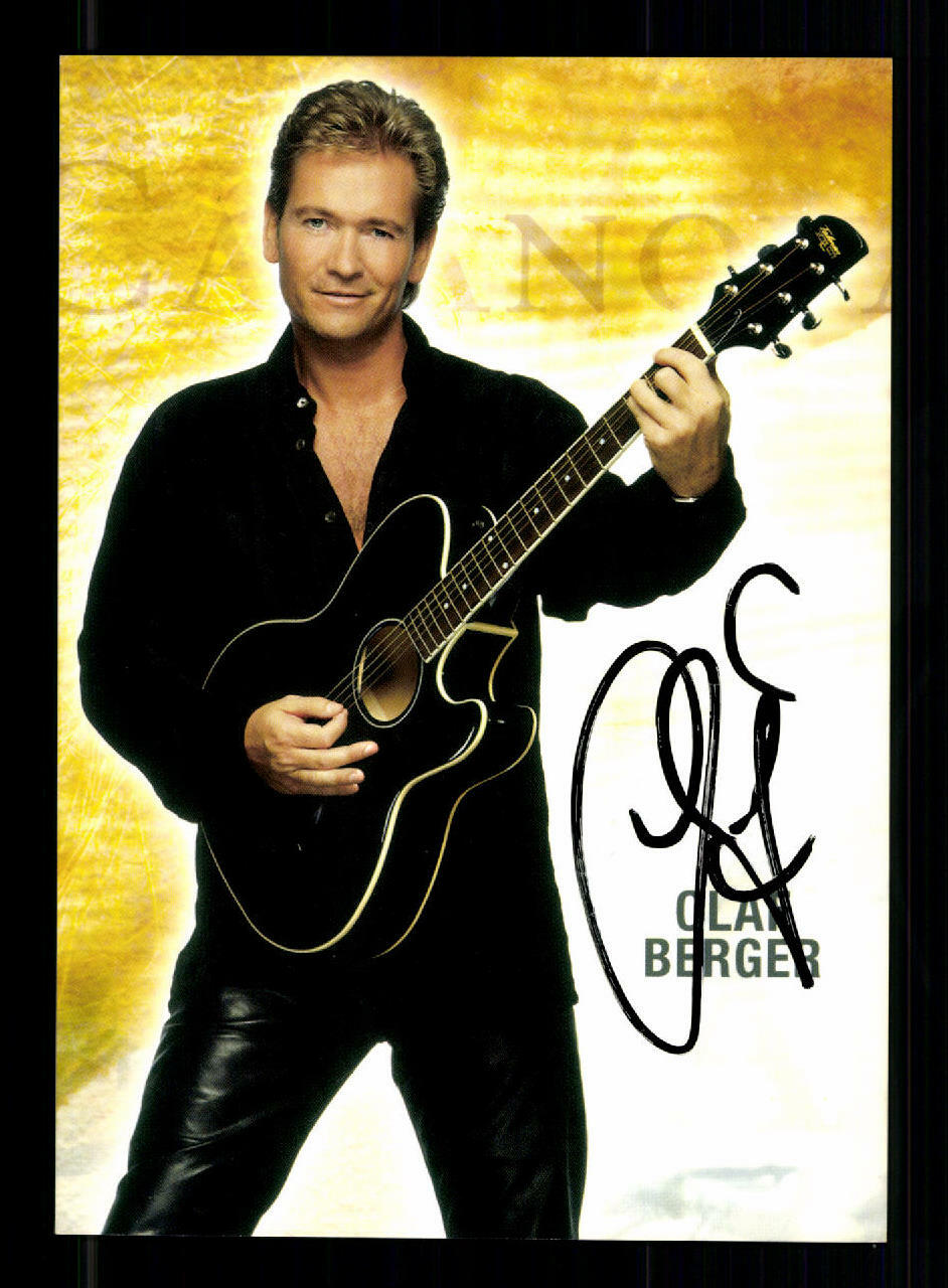 Olaf Berger autograph card original signed + M 7302 Olaf Berger autograph card original signed + M 7302