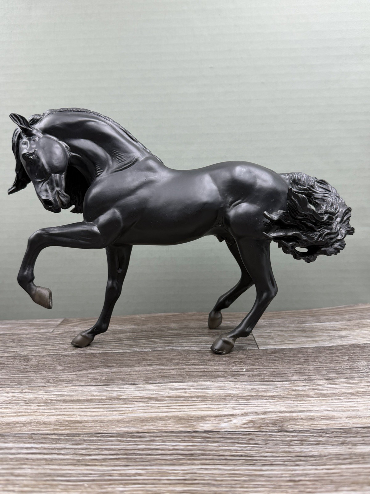 Breyer Sjoerd Black Friesian Traditional Model Horse Breyer Sjoerd Black Friesian Traditional Model Horse