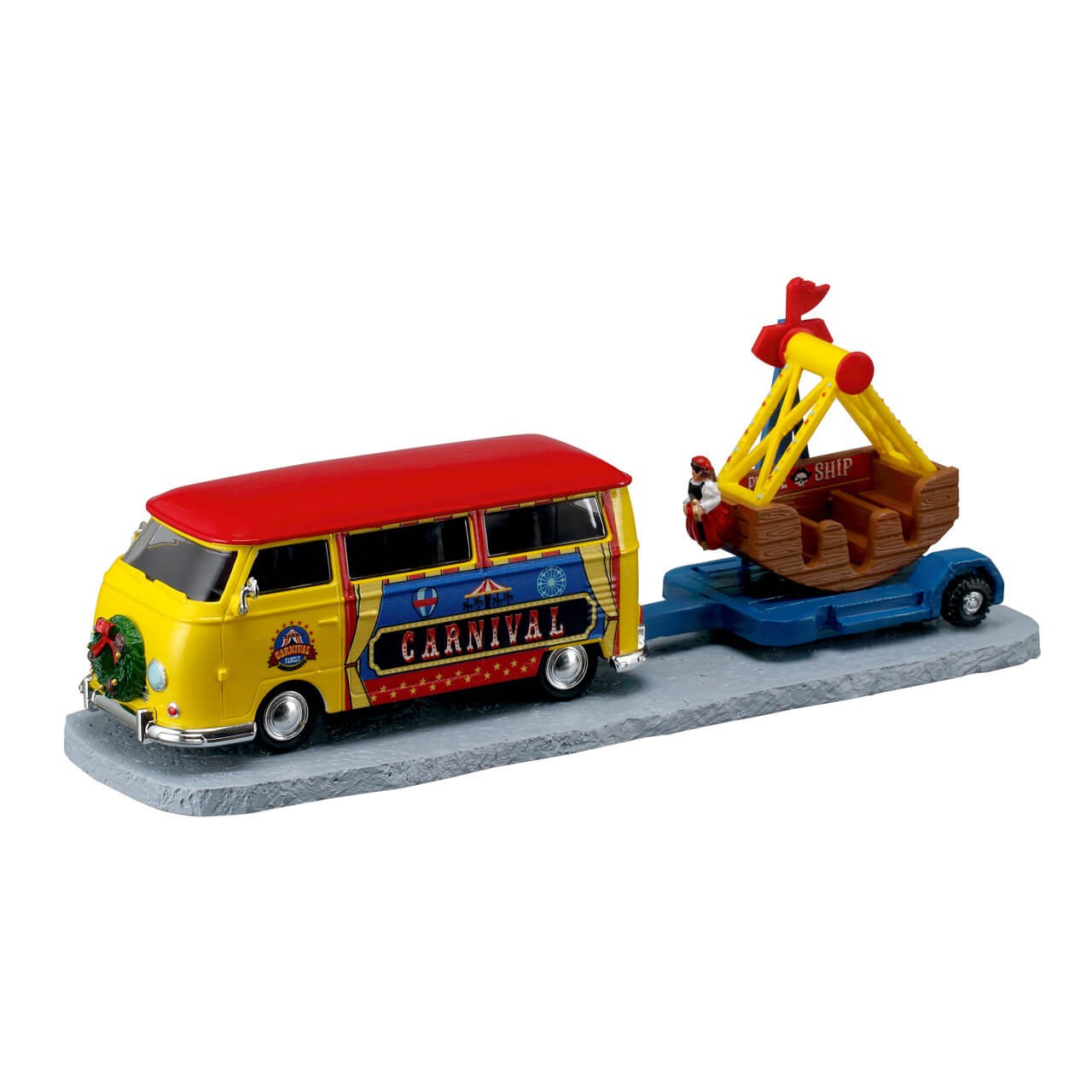 Lemax Towing Van With Carnival Ride 63818 Lemax Towing Van With Carnival Ride 63818