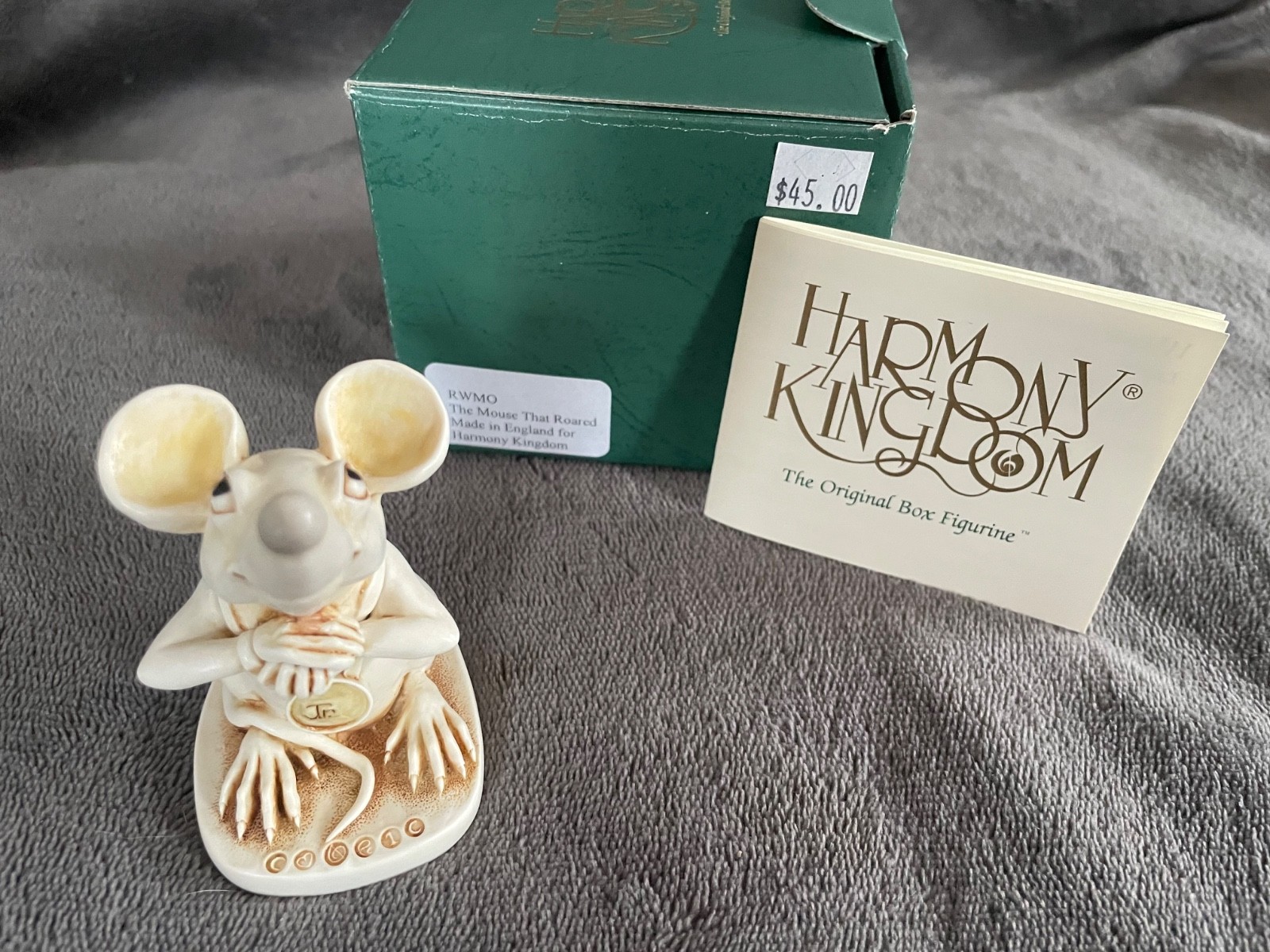 Harmony Kingdom The Mouse That Roared RW Treasure Jest box, Peter Calvesbert Harmony Kingdom The Mouse That Roared RW Treasure Jest box, Peter Calvesbert