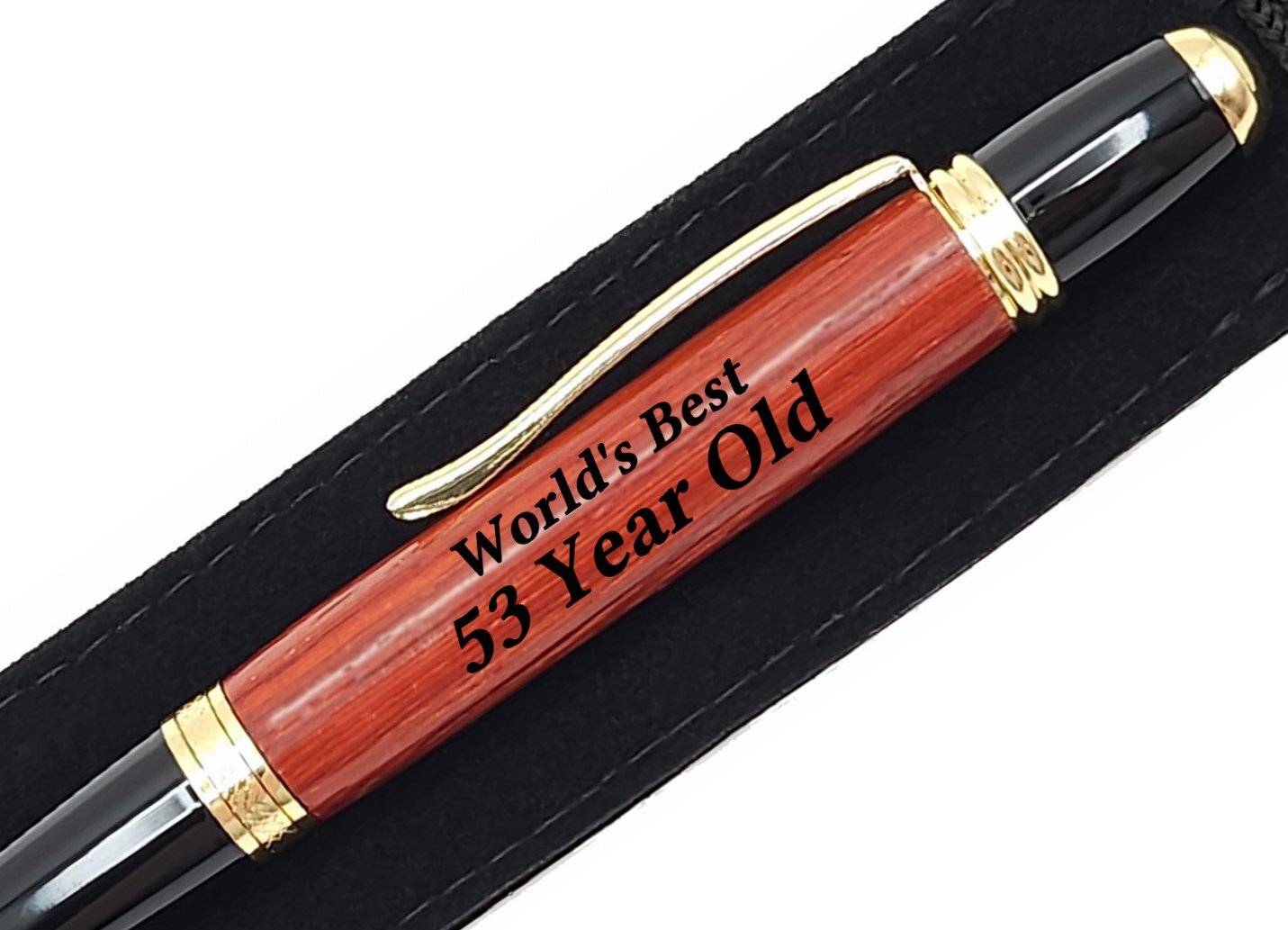 53rd Birthday Gift Idea For 53 Year Old Present World\'s Best Engraved Pen
