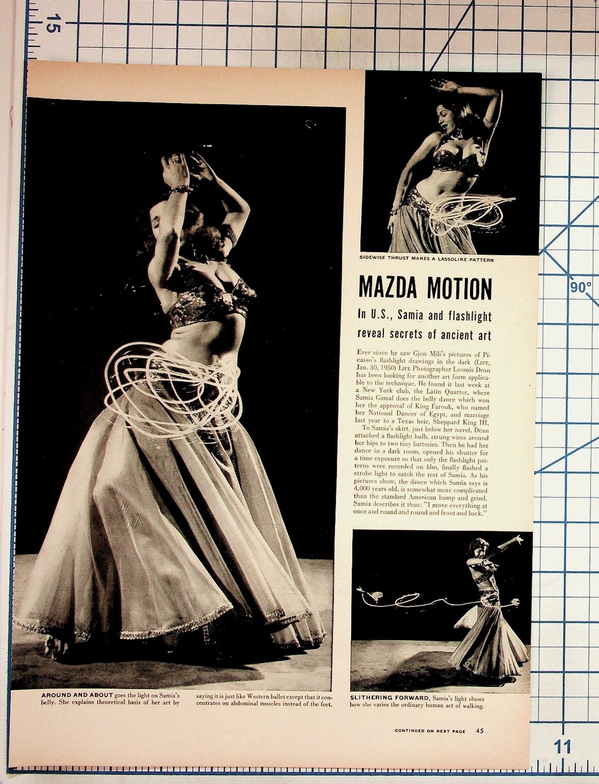 Samia Gamal Belly Dancer 1962 Raytheon TV Ad Vintage Magazine Article Samia Gamal Belly Dancer 1962 Raytheon TV Ad Vintage Magazine Article