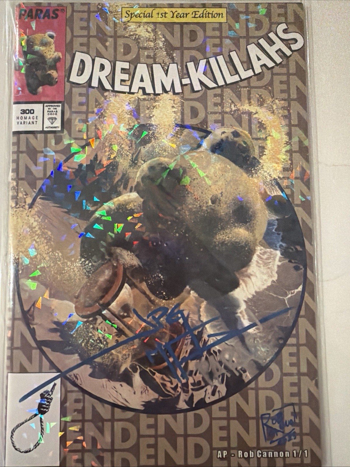 Dream Killahs 1 Confetti Foil Variant Comic SIGNED by JPG 1/1🔥🔥🔥
