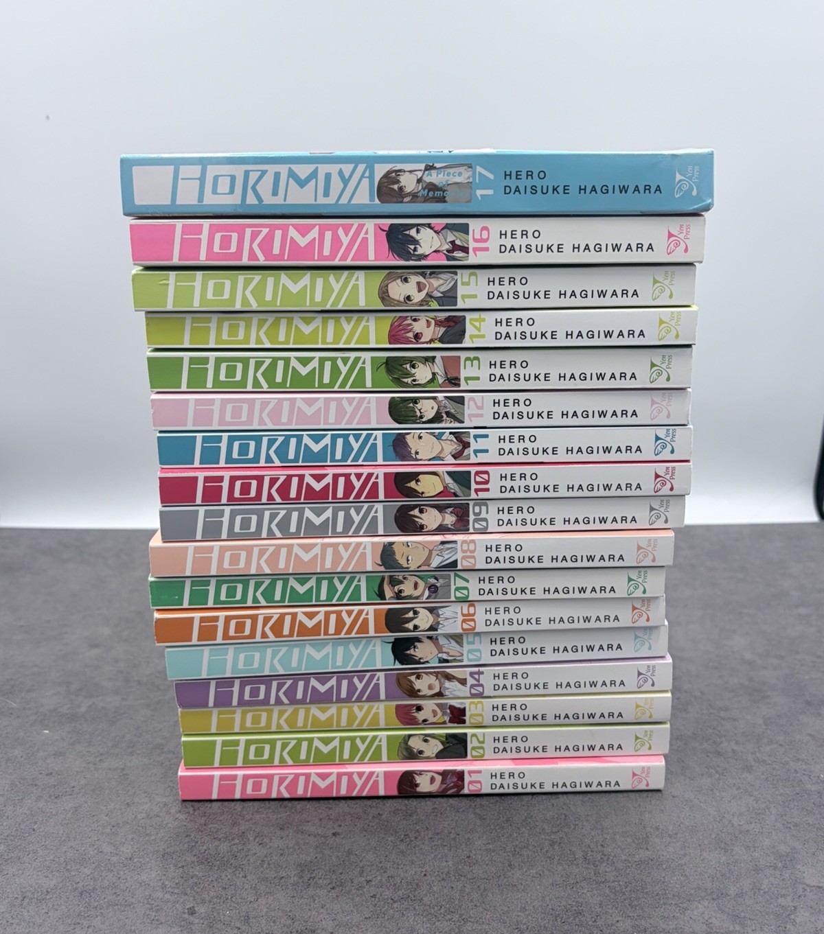 Horimiya Manga Volumes 1-17 English Authentic Yen Press Brand New Complete Set Horimiya Manga Volumes 1-17 English Authentic Yen Press Brand New Complete Set