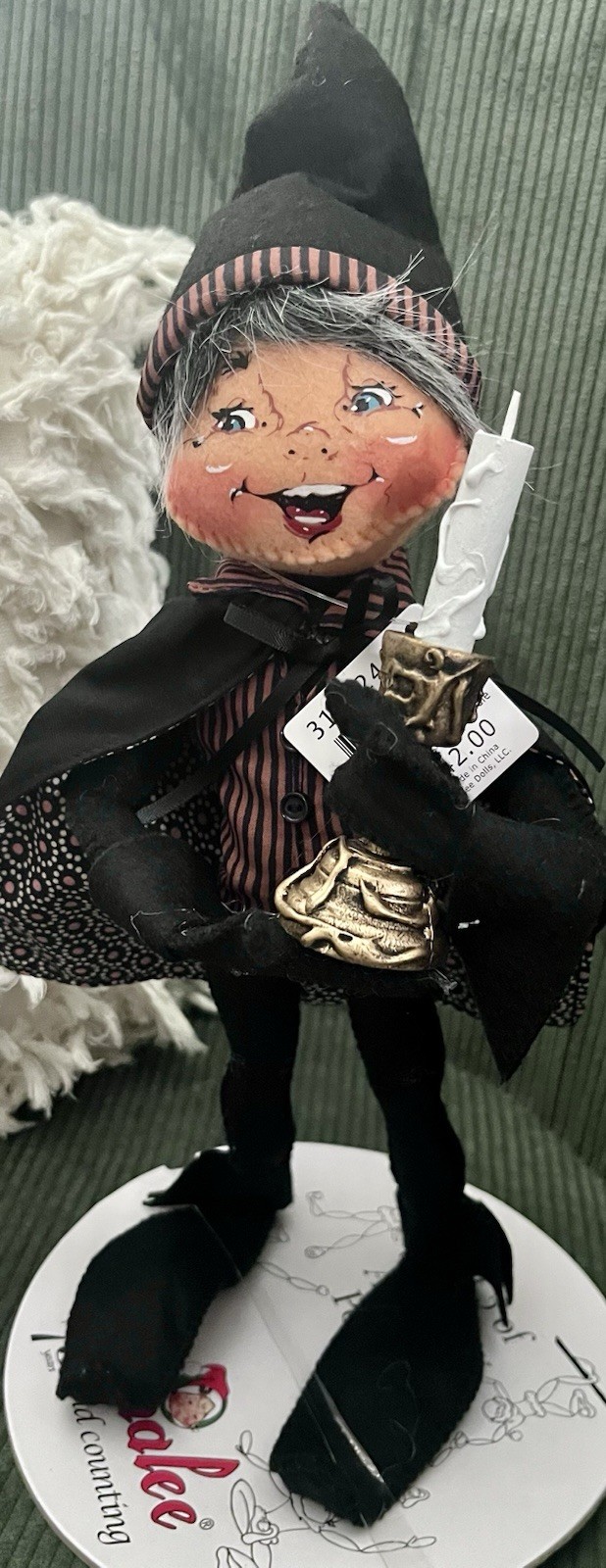 Annalee Haunted 12 inch Elf with Candle New Annalee Haunted 12 inch Elf with Candle New