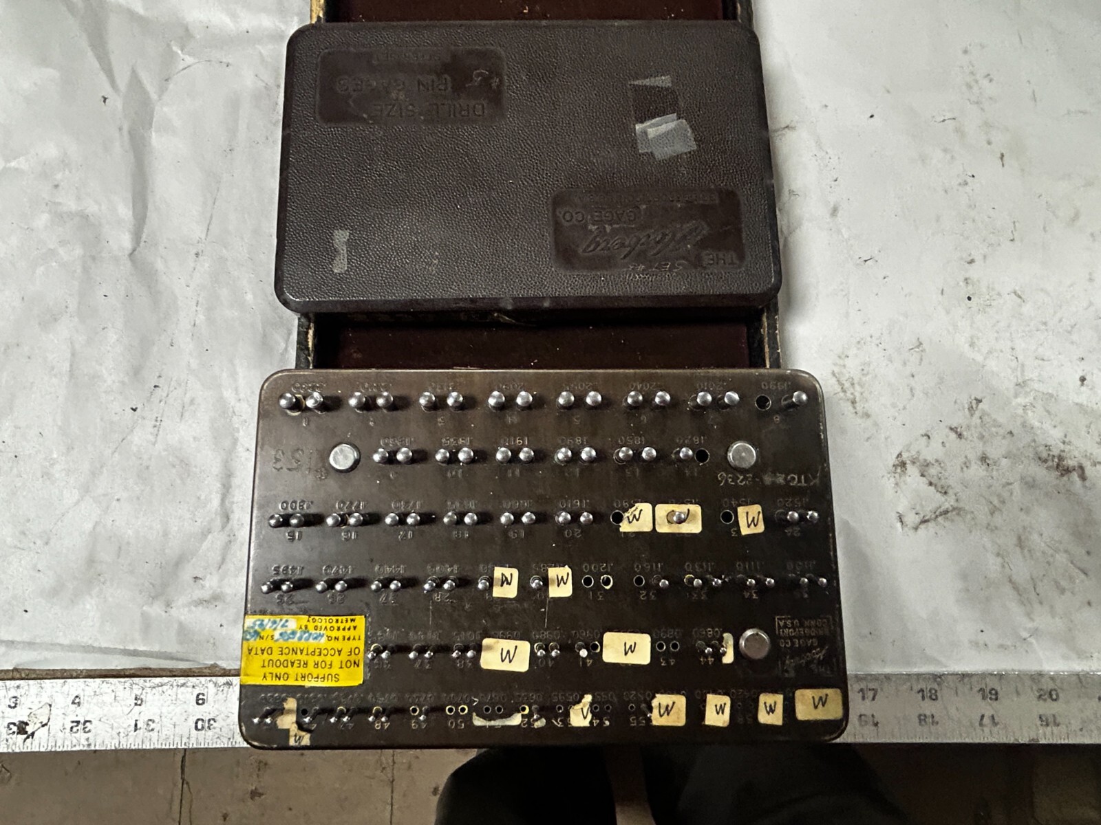 MACHINIST DrWy A TOOLS LATHE MILL Horberg Pin Drill Gage Set Number Series MACHINIST DrWy A TOOLS LATHE MILL Horberg Pin Drill Gage Set Number Series