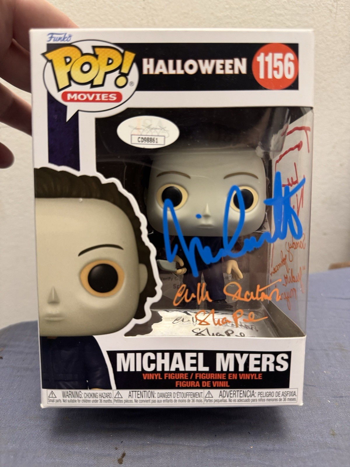 William Shatner & Nick Castle Signed Halloween Michael Myers Funko JSA COA 1/1 William Shatner & Nick Castle Signed Halloween Michael Myers Funko JSA COA 1/1
