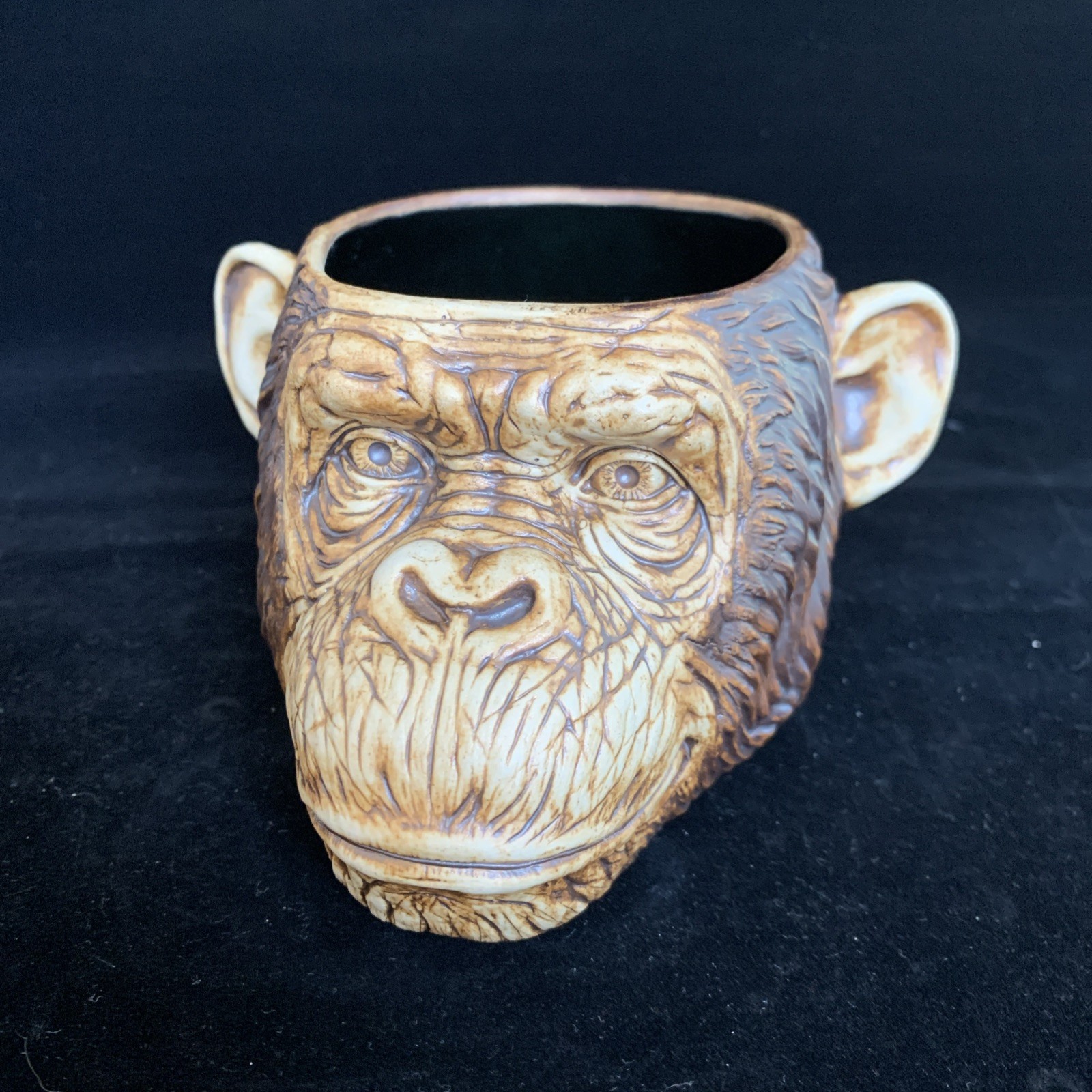 Undertow Monkey Face Tiki Mug by Trevor Foster Studio Ltd Ed 2022 Chimpanzee