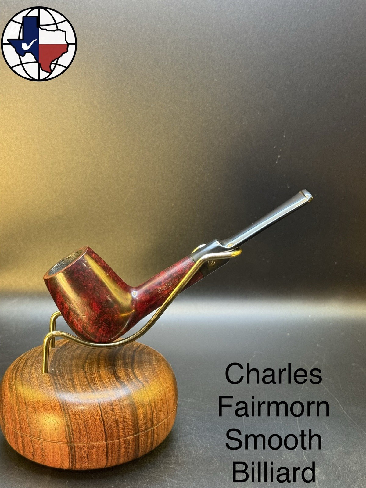 Vintage Charles Fairmorn Smooth Billiard Tobacco Pipe