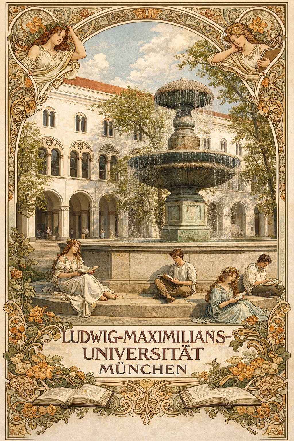 Ludwig-Maximilians-University Munich Poster π- Art Print 24x36β - 200gsm Ludwig-Maximilians-University Munich Poster π- Art Print 24x36β - 200gsm