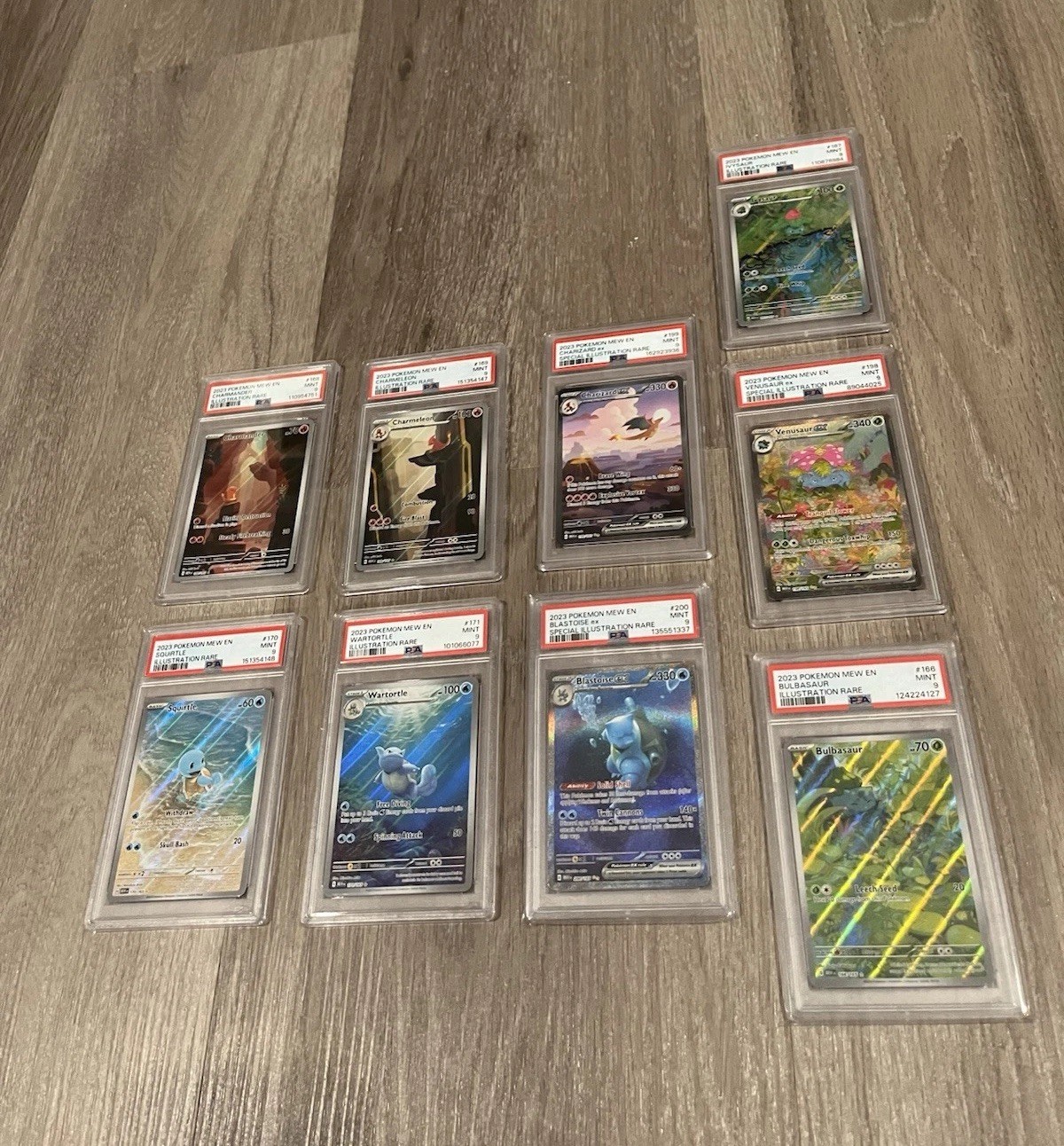 Scarlet & Violet 151 Full Evolution Set 9 Cards All PSA 9 Graded Pokemon TCG Scarlet & Violet 151 Full Evolution Set 9 Cards All PSA 9 Graded Pokemon TCG