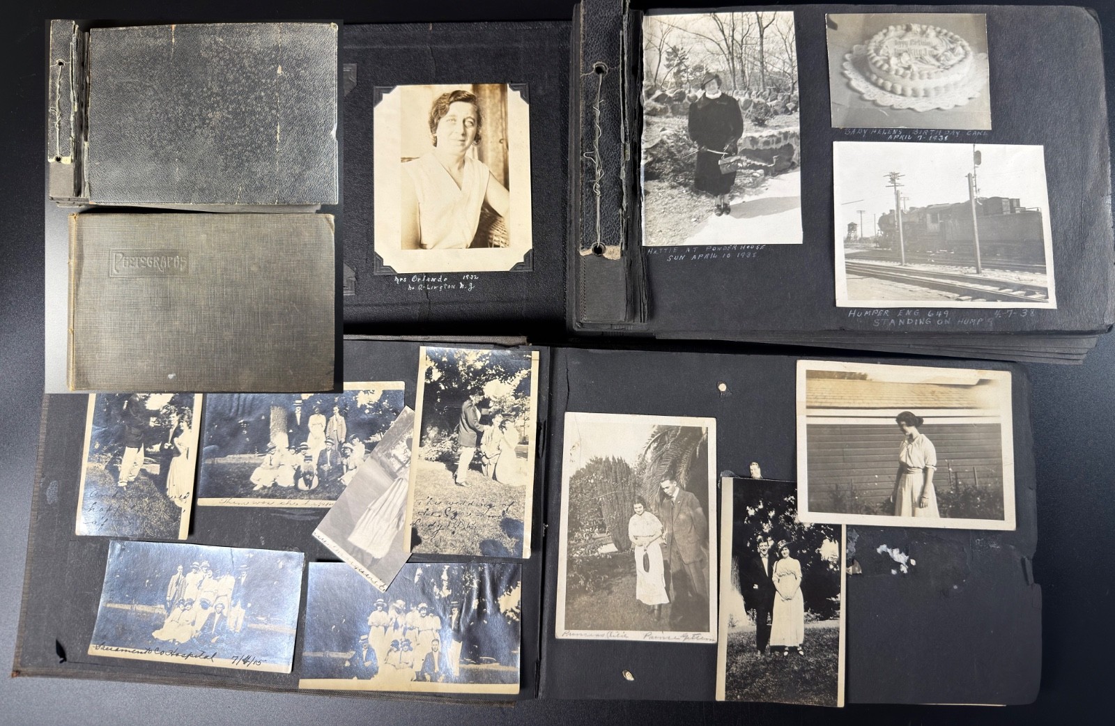 Bundle of 2 vintage photo albums from the 1930\'s-Over 200 photos-East Coast Bundle of 2 vintage photo albums from the 1930\'s-Over 200 photos-East Coast