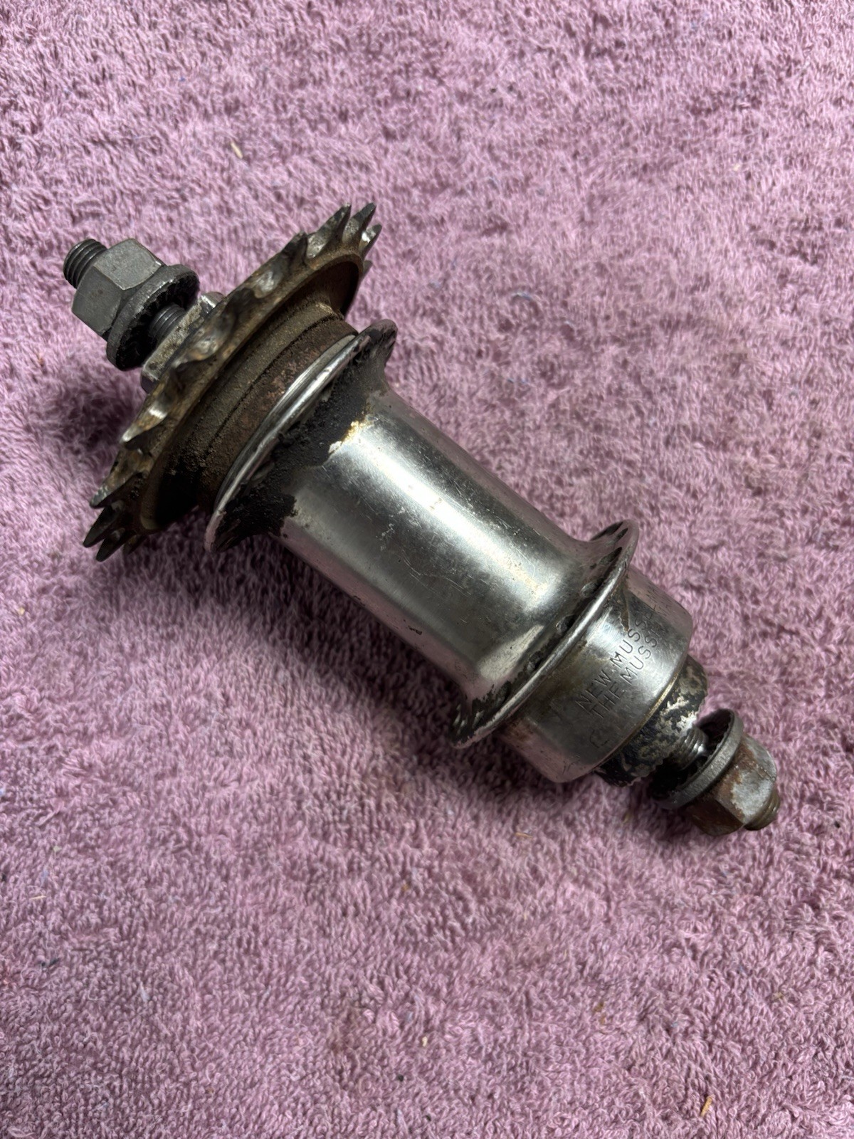 Antique 1900's Circa MUSSELMAN armless Coaster Brake 36 Hole Rear Hub Antique 1900's Circa MUSSELMAN armless Coaster Brake 36 Hole Rear Hub