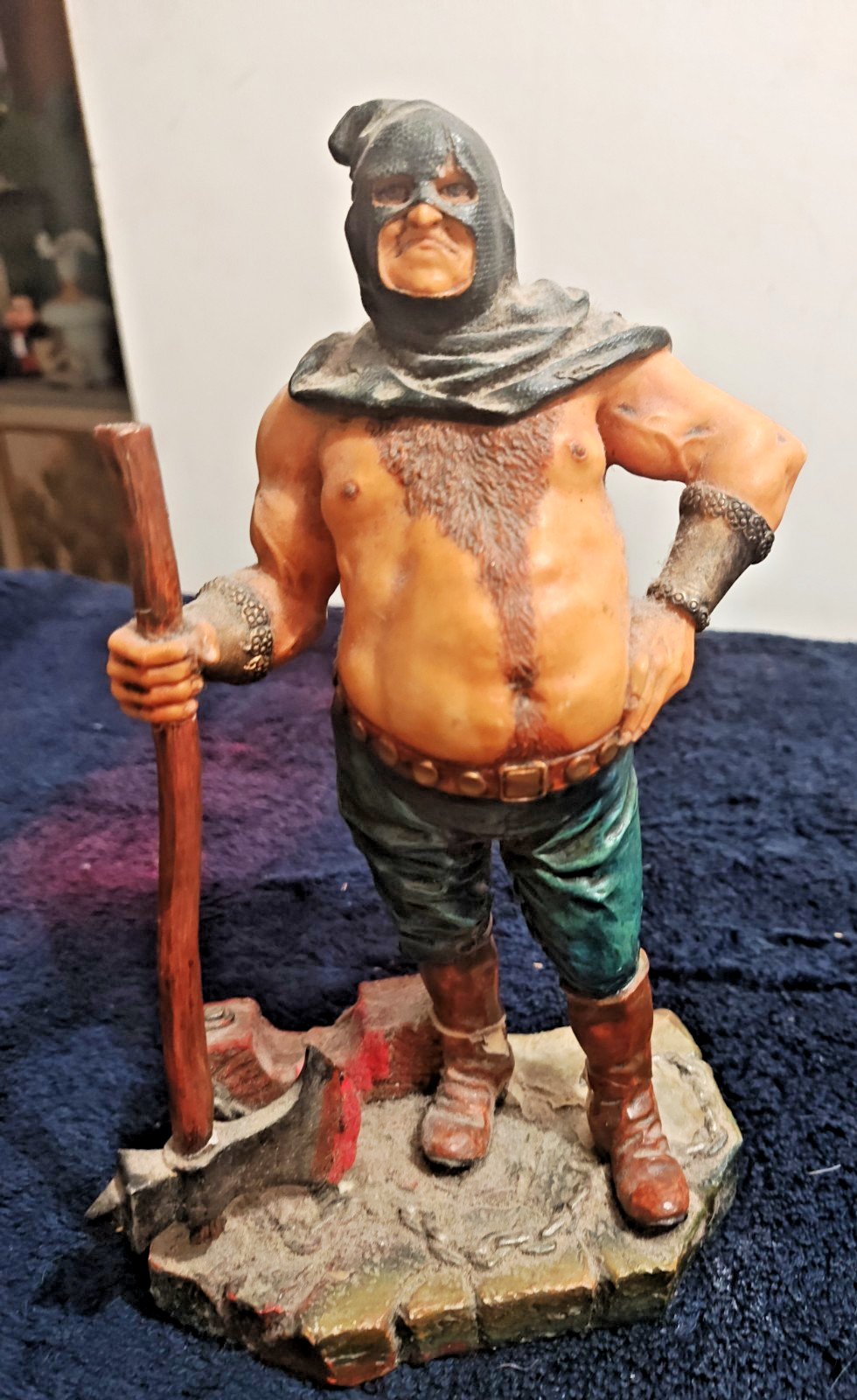 Vintage 1999 Executioner With Bloody Axe 8 inch Horror Resin Figurine Statue Vintage 1999 Executioner With Bloody Axe 8 inch Horror Resin Figurine Statue