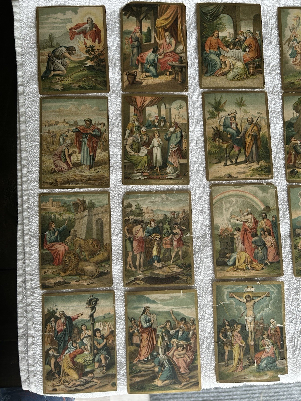 Religion (Sunday School) Faith Cards 23 Total. Original 1890’s. Very Rare.
