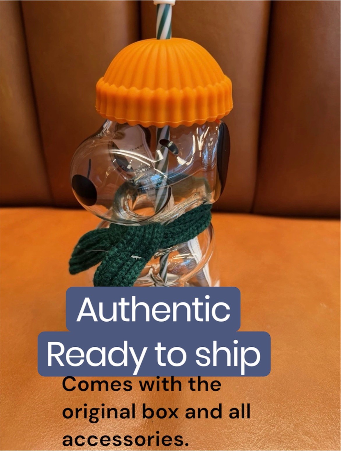 READY TO SHIP; Starbucks x Peanuts Snoopy Glass Cup -US SELLER READY TO SHIP; Starbucks x Peanuts Snoopy Glass Cup -US SELLER