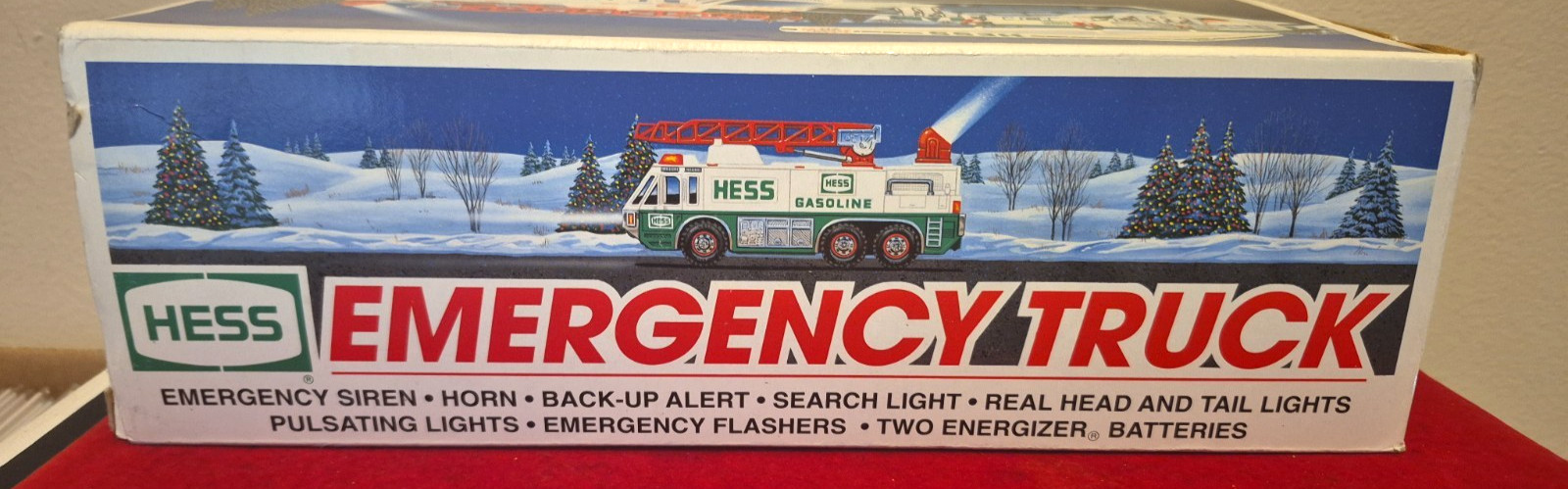 1996 Vintage Hess Toy Emergency Truck w/ Lights In Original Box 1996 Vintage Hess Toy Emergency Truck w/ Lights In Original Box