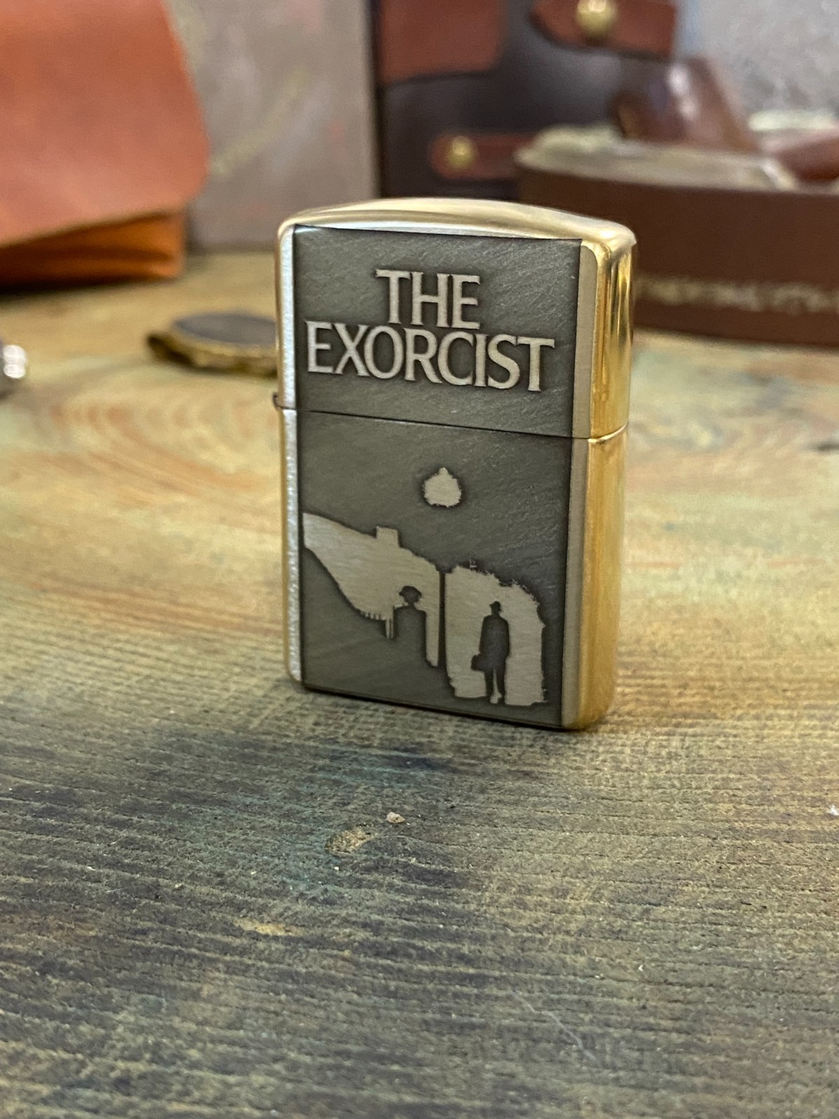 The Exorcist Custom Horror Engraved Zippo | Brass Armor Zippo | Made In USA