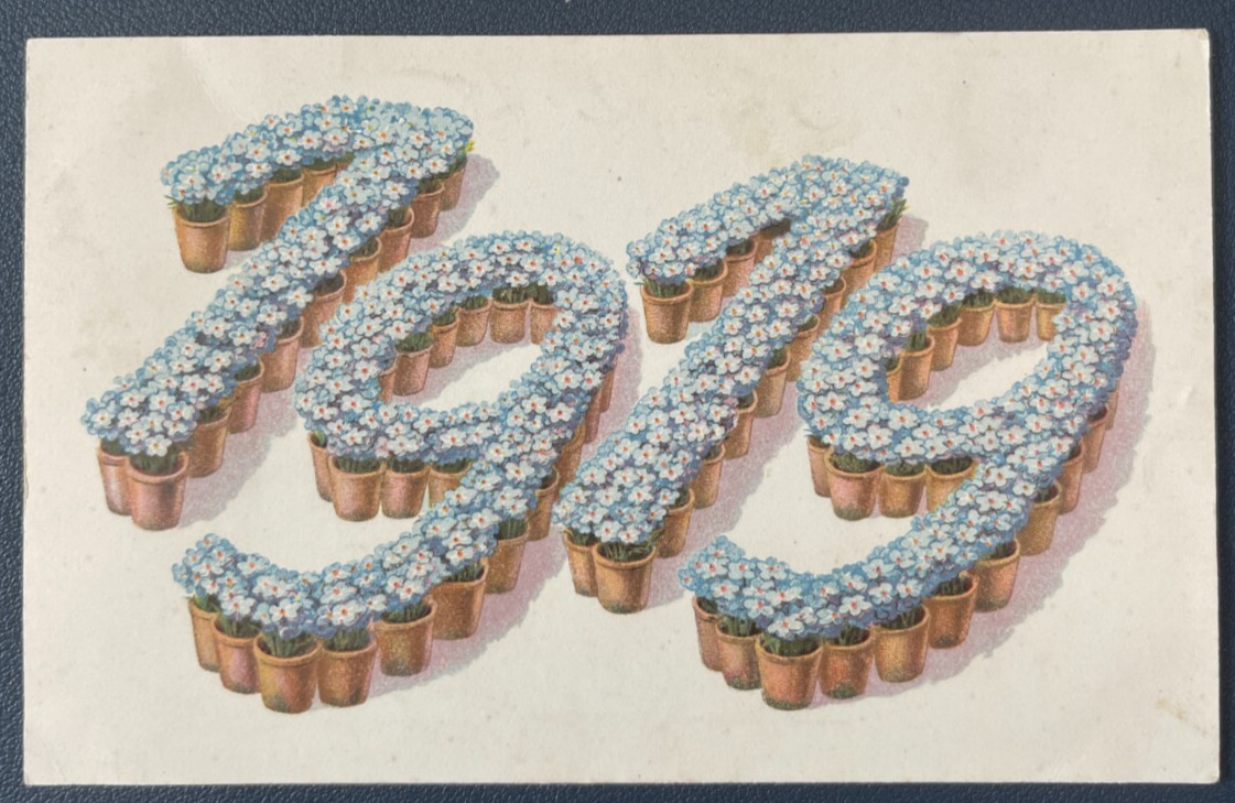 CPA Postcard Illustrated - New Year 1919