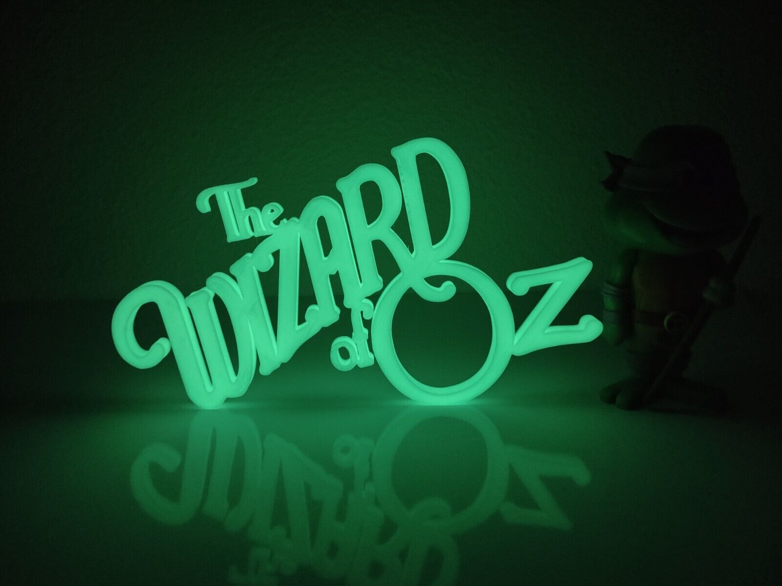 The Wizard of Oz GITD Display Sign Glow-In-The-Dark