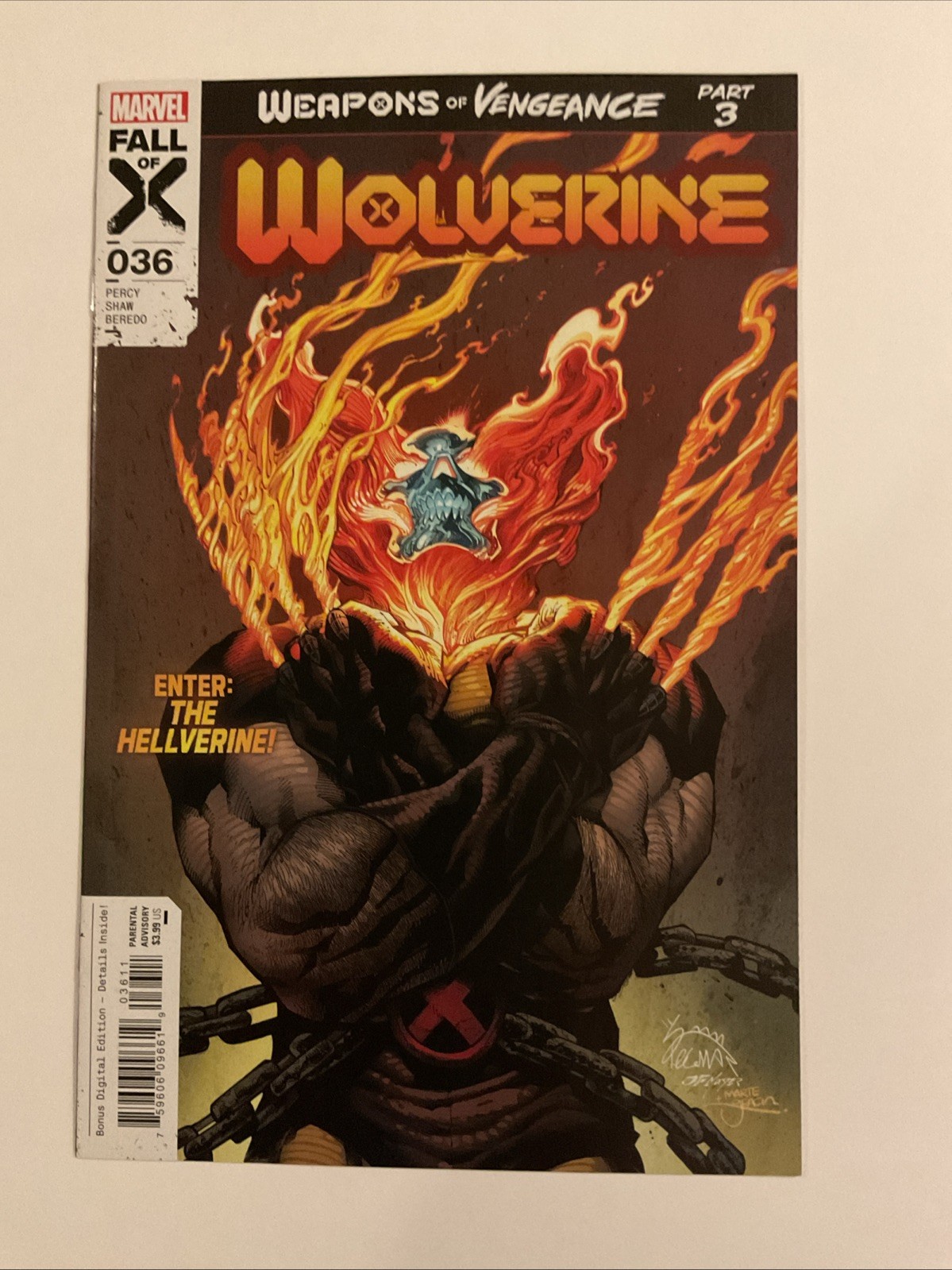 Wolverine #36 2023 1st Print 1st Appearance of Hellverine Weapons of Vengeance Wolverine #36 2023 1st Print 1st Appearance of Hellverine Weapons of Vengeance